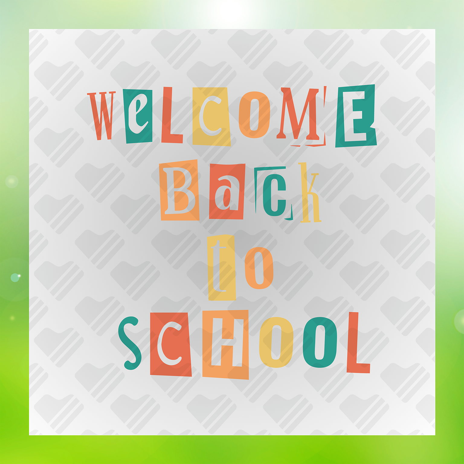 Welcome Back To School, Back In Class Transfer