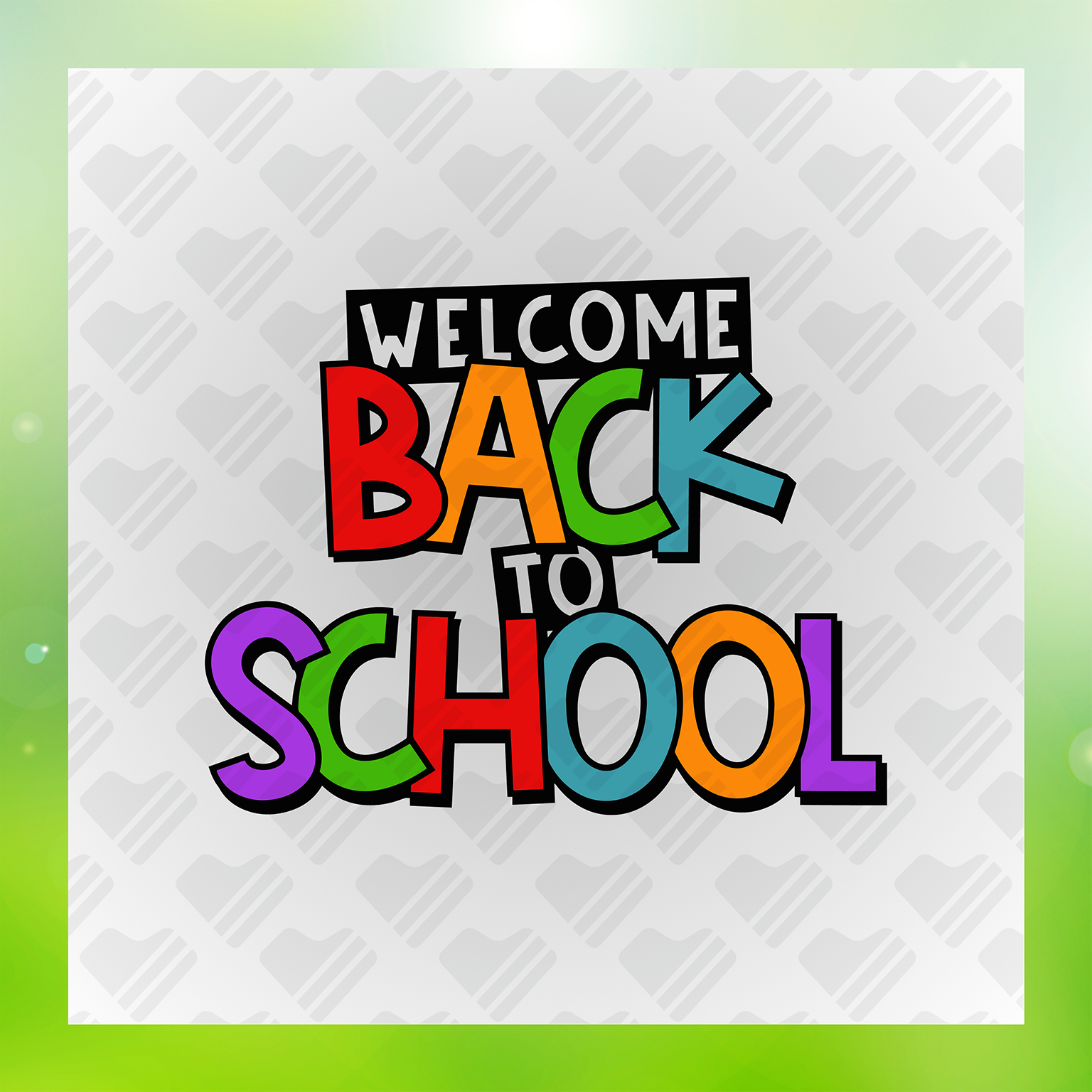 Welcome Back To School, Back To School Fun Transfer
