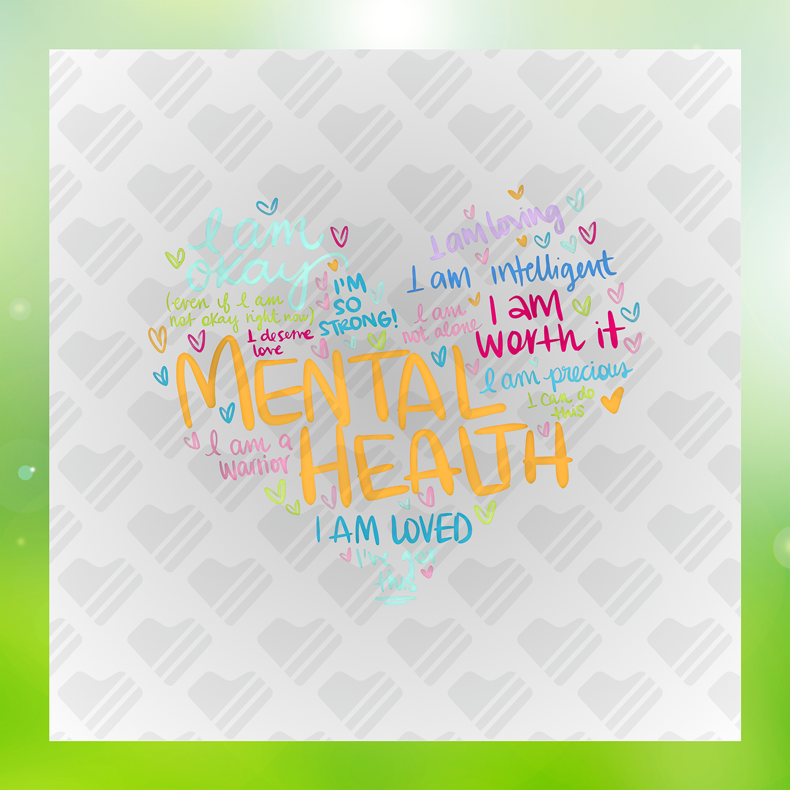 I Am Okay I am Loved Transfer