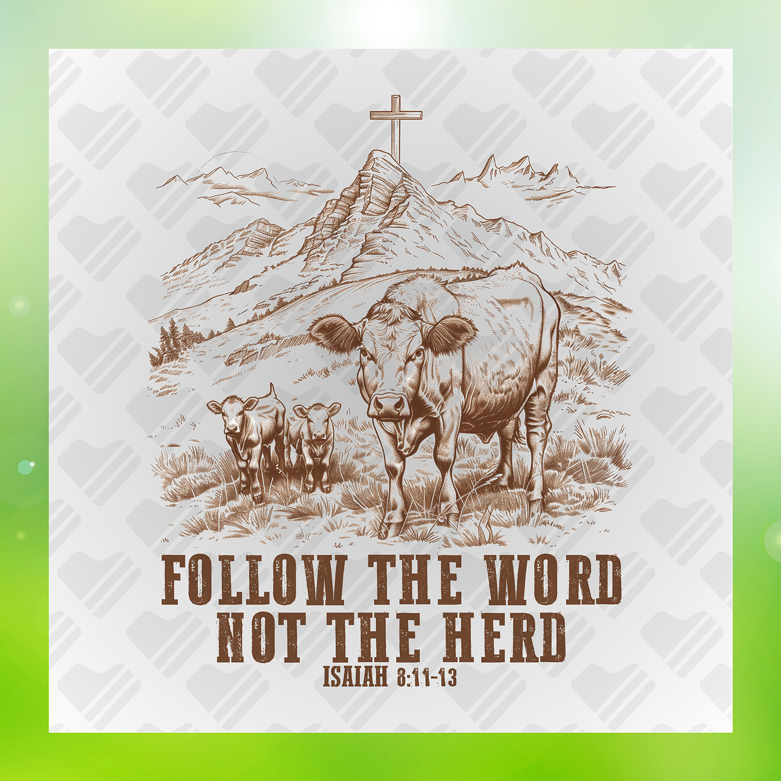 Follow The Word Not The Herd Transfer