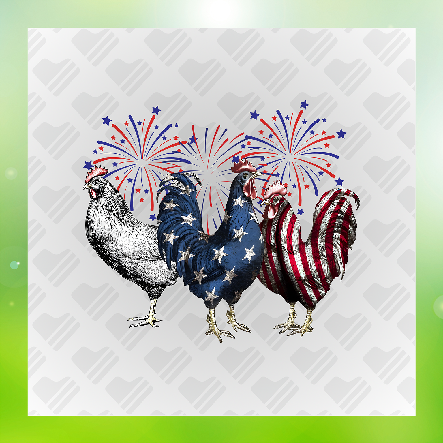 Firecracker Chickens Transfer