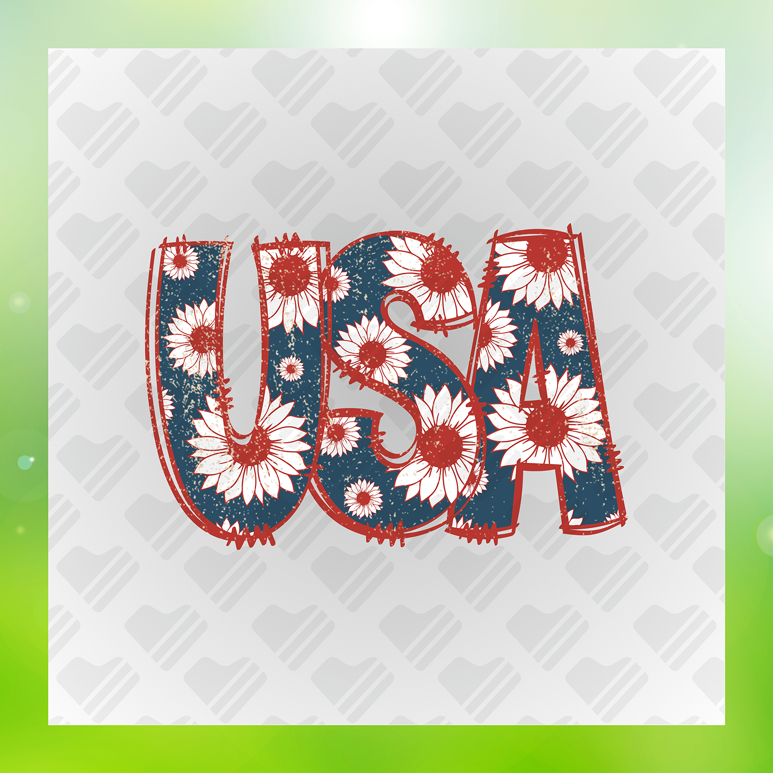 U.S.A Blooming Independence Transfer