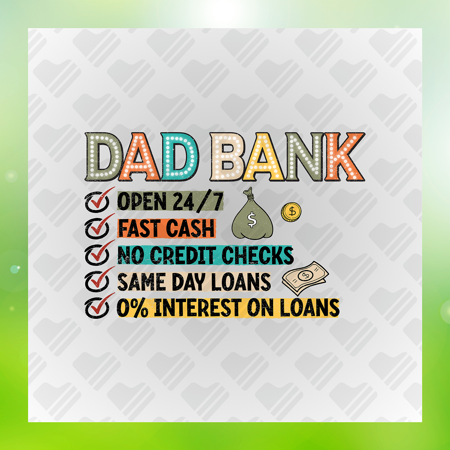Dad Bank Zero Percent Interest On Loans Transfer