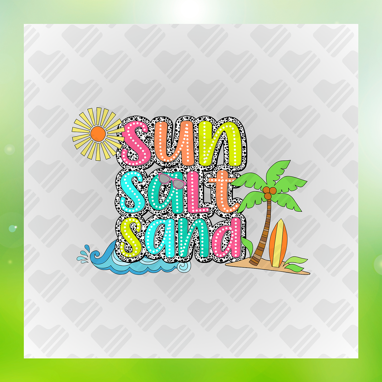 Summer Vibes Beach Vibes Salt Sand Transfer