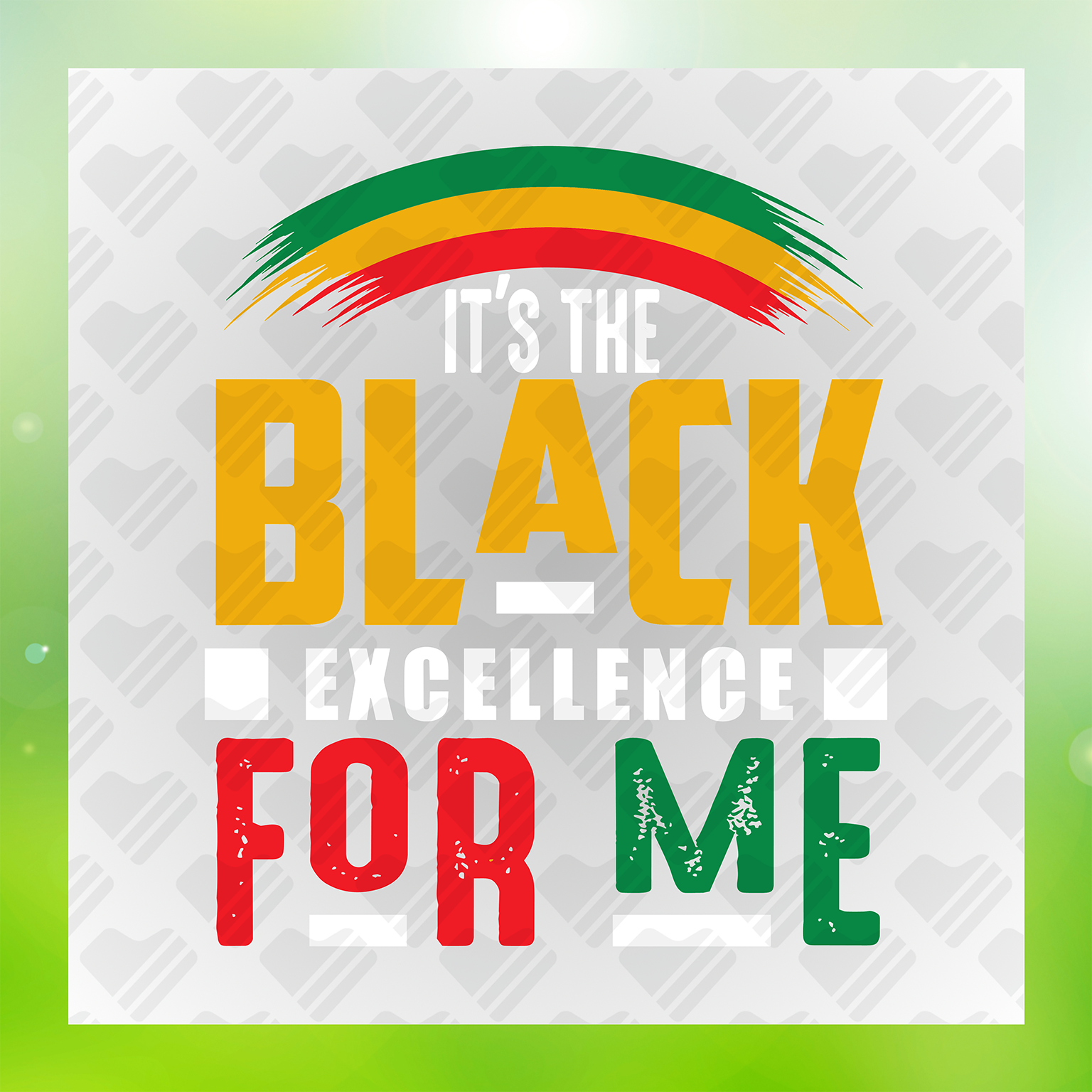 Its The Black Excellence For Me Transfer