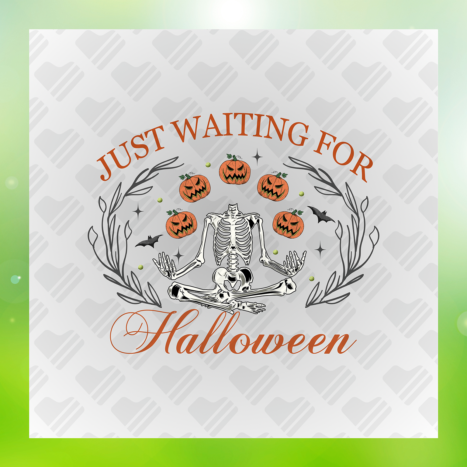 Just Waiting For Halloween Transfer