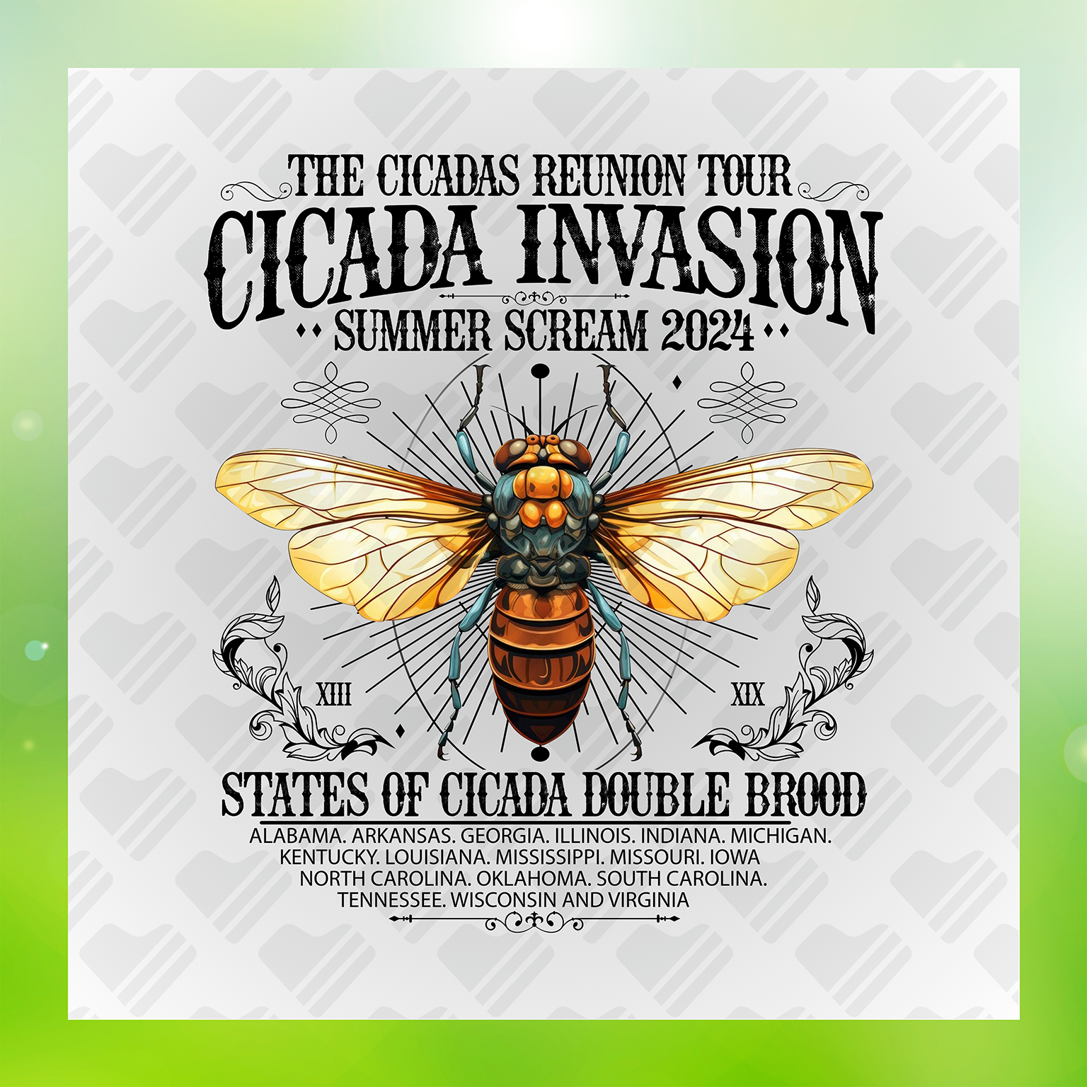 Cicada Invasion Summer Scream 2024 Transfer