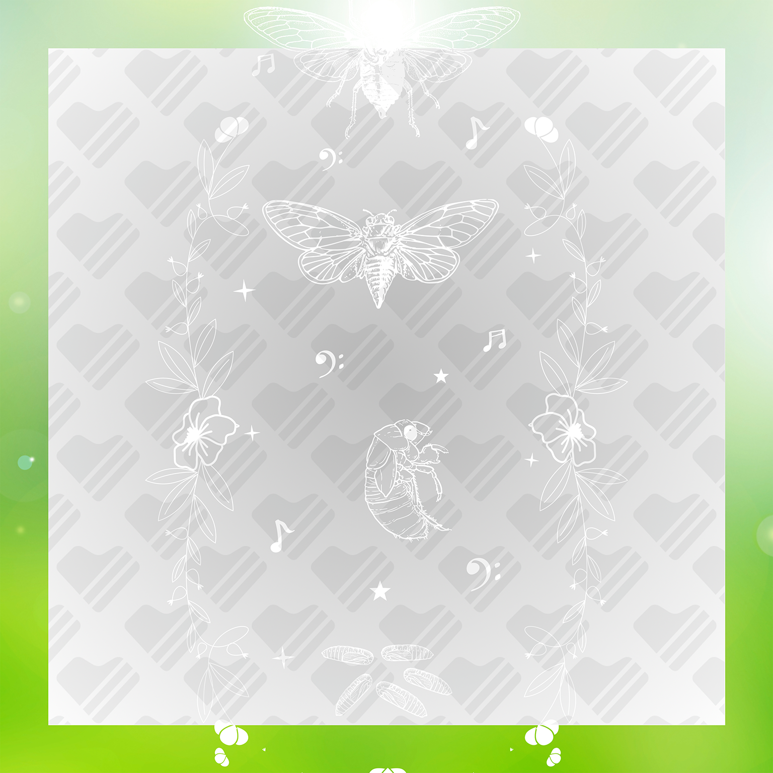 Spectacular Cicadas Transfer