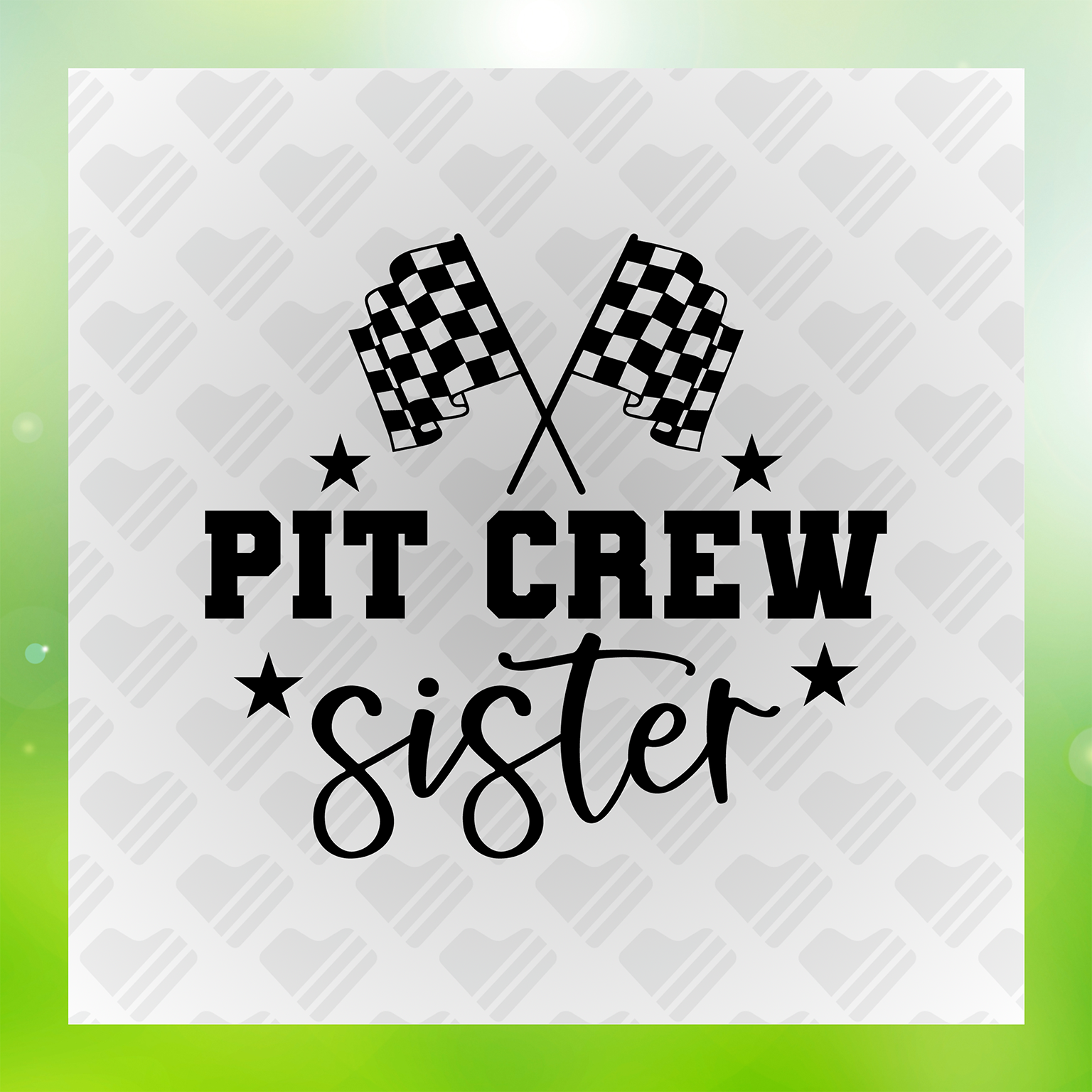 Family On The Track Pit Crew Sister Transfer