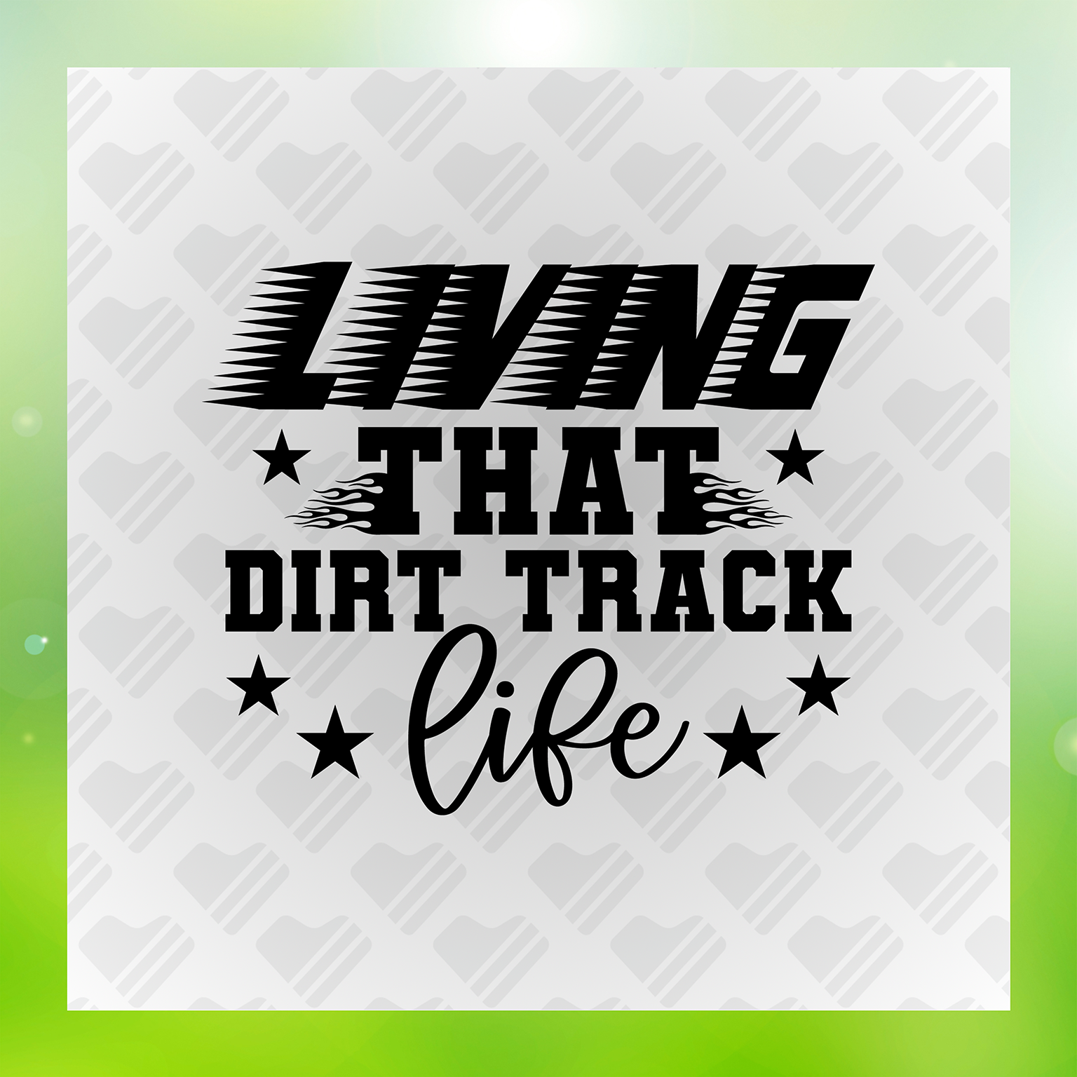 Living That Dirt Track Life Transfer