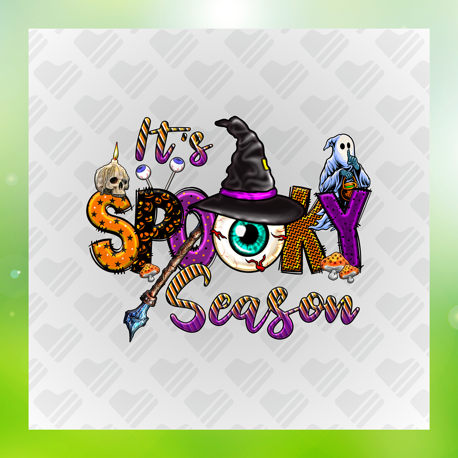 Its Spooky Season, Halloween Crafts Transfer