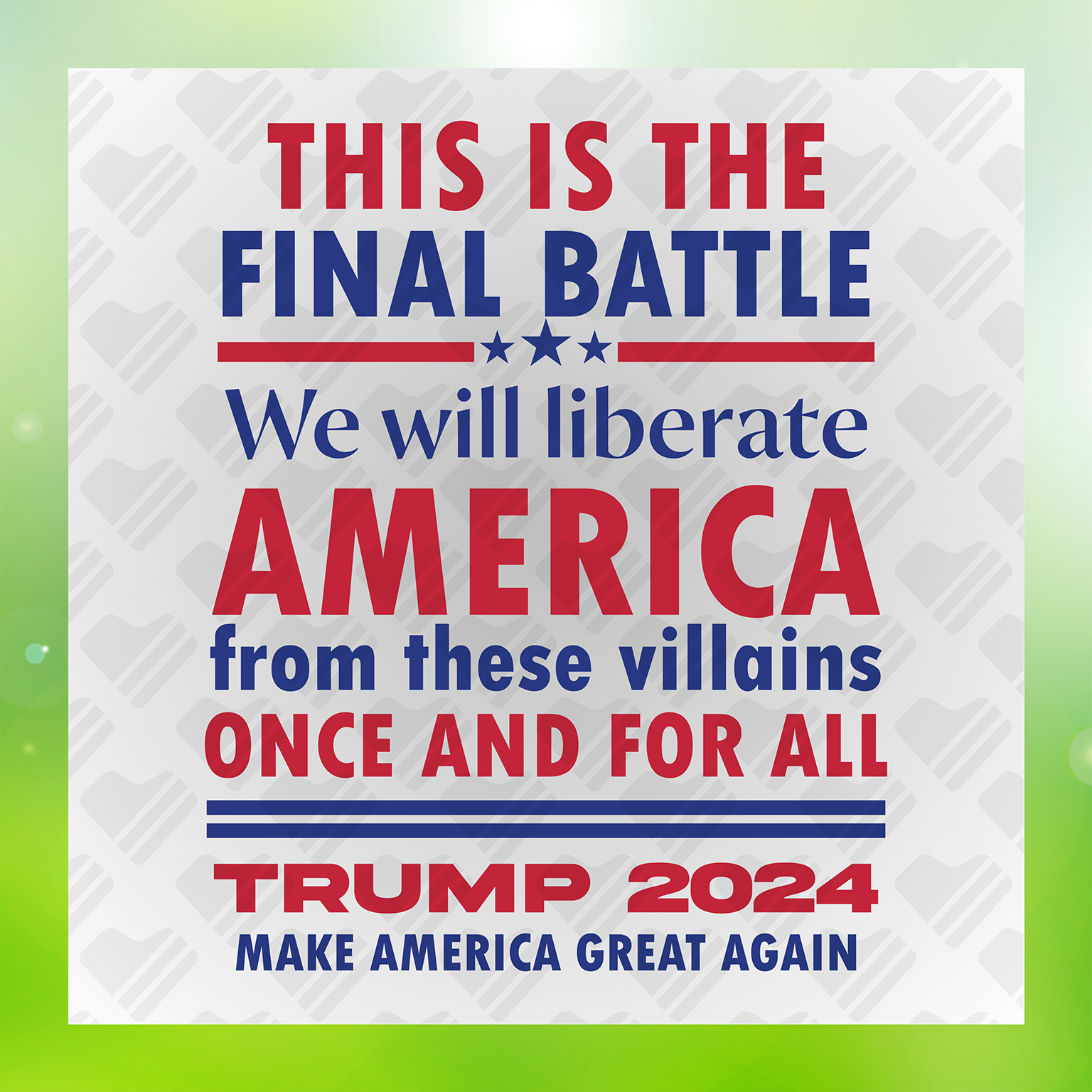 Make America Great Again Donald Trump Transfer