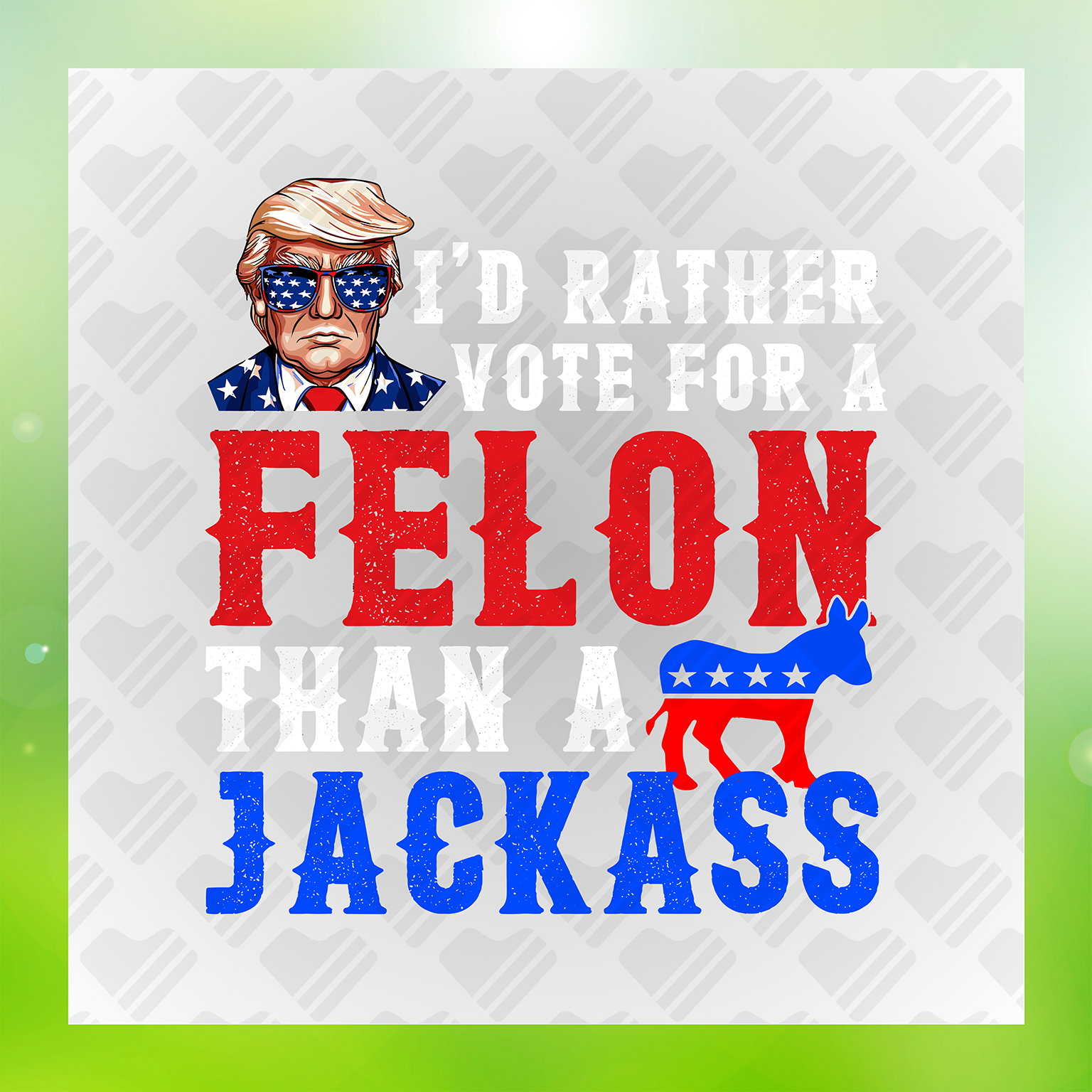 Vote For A Felon Than A JackAss Transfer