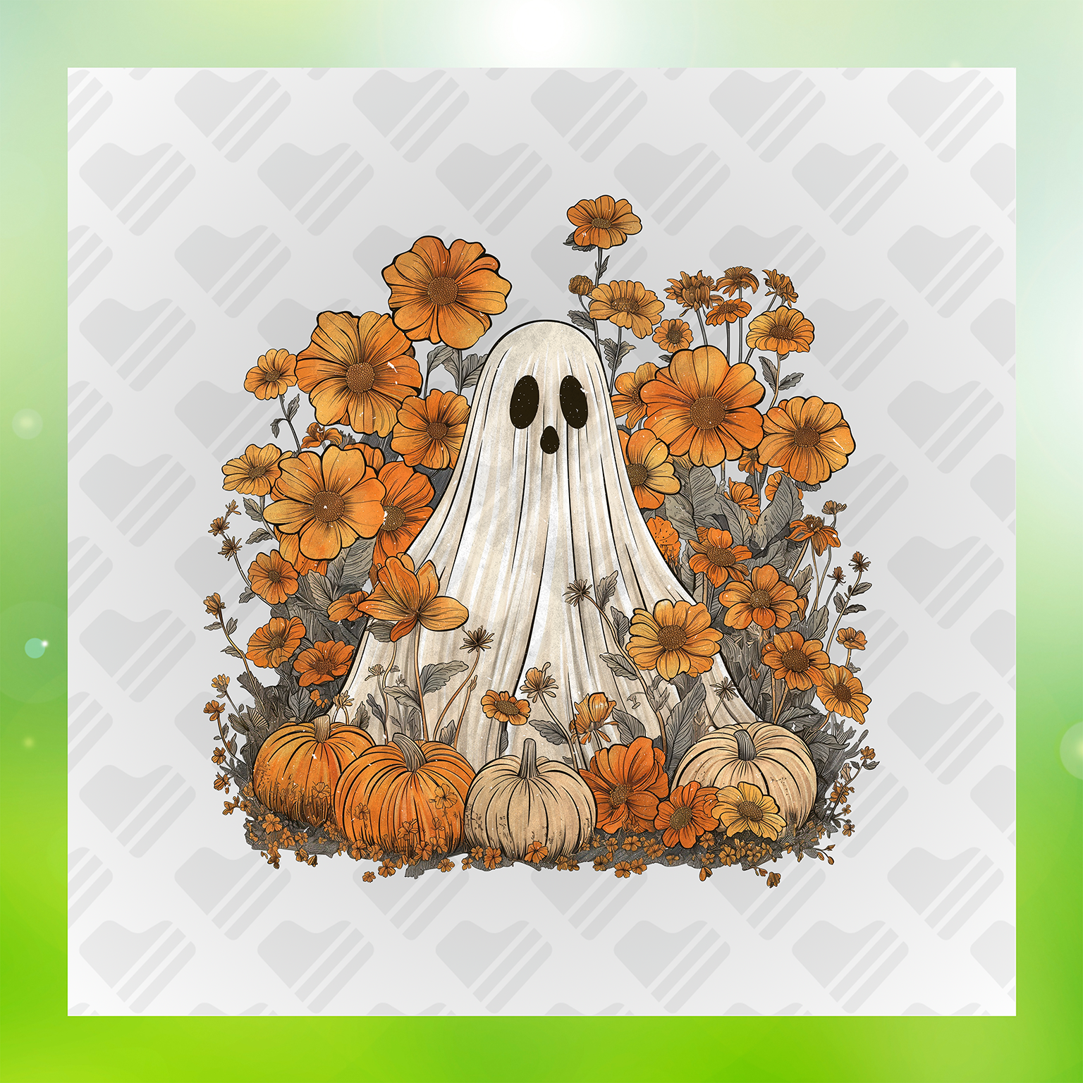 Floral Ghost Transfer