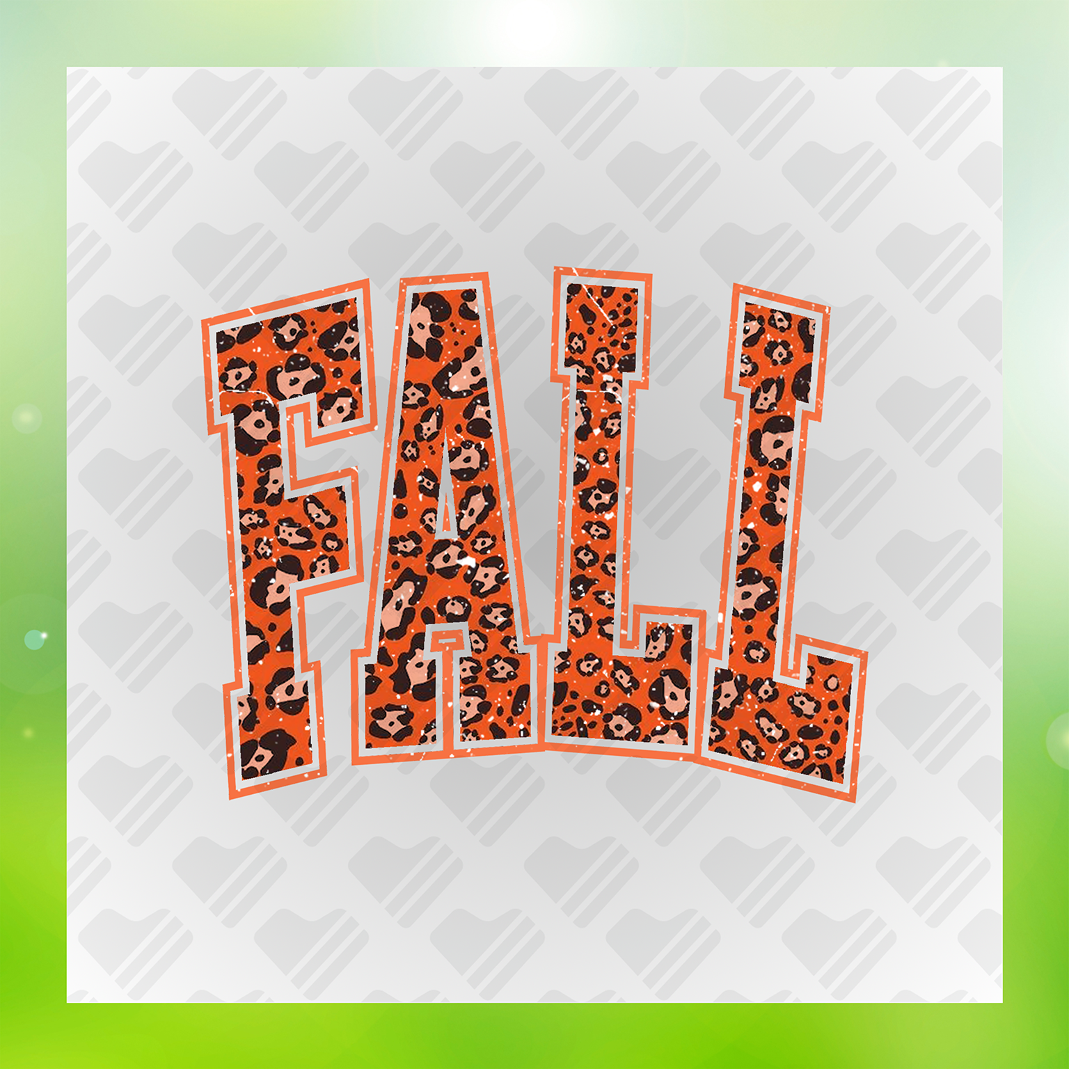 Leopard Print Fall Transfer