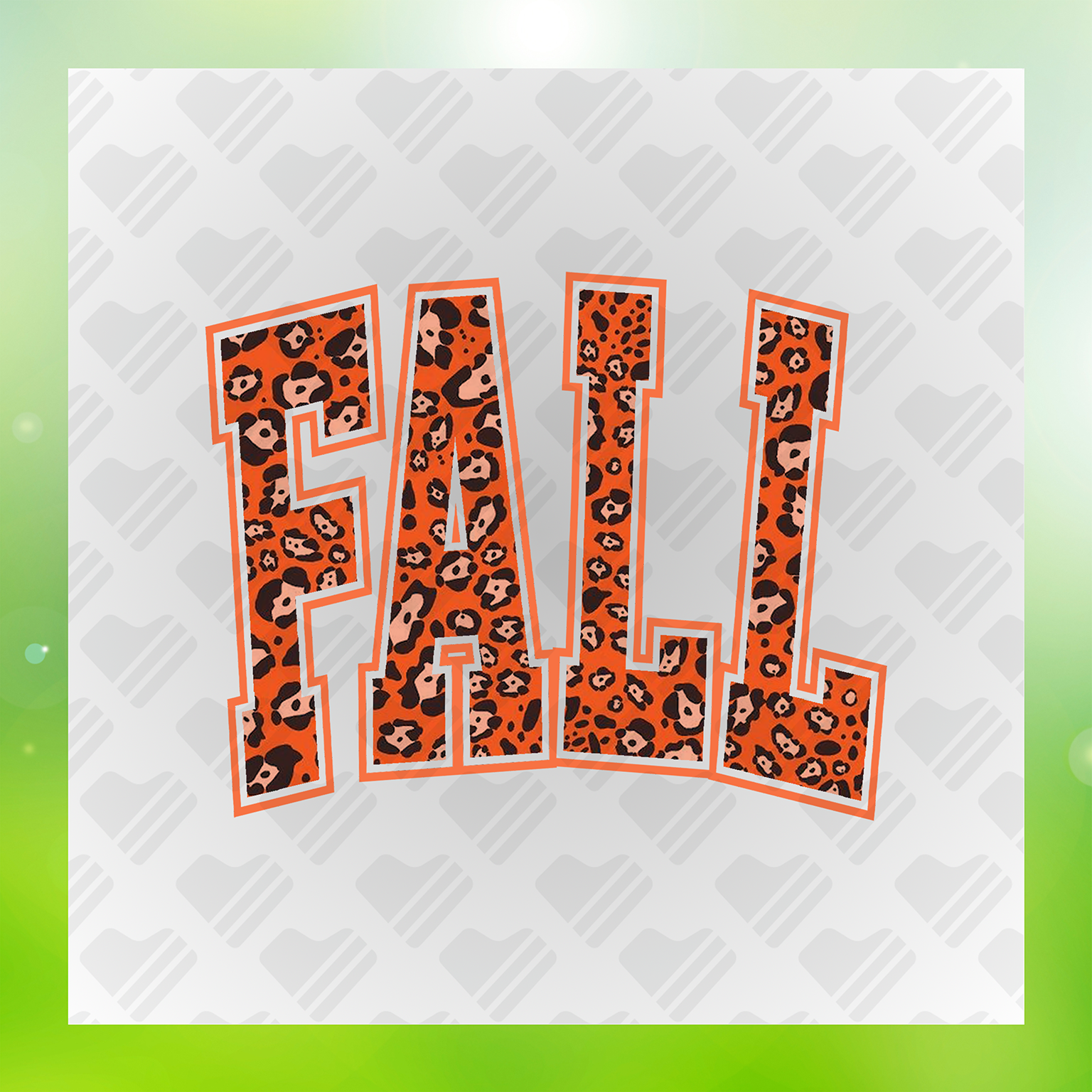 Leopard Print Fall Transfer