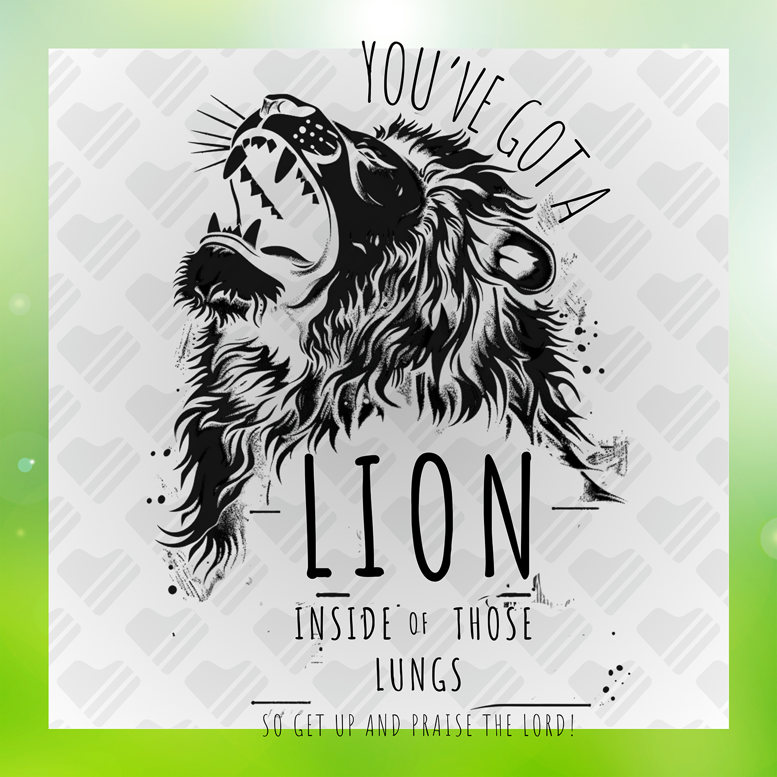 You've Got A Lion Inside Of Those Lungs Transfer
