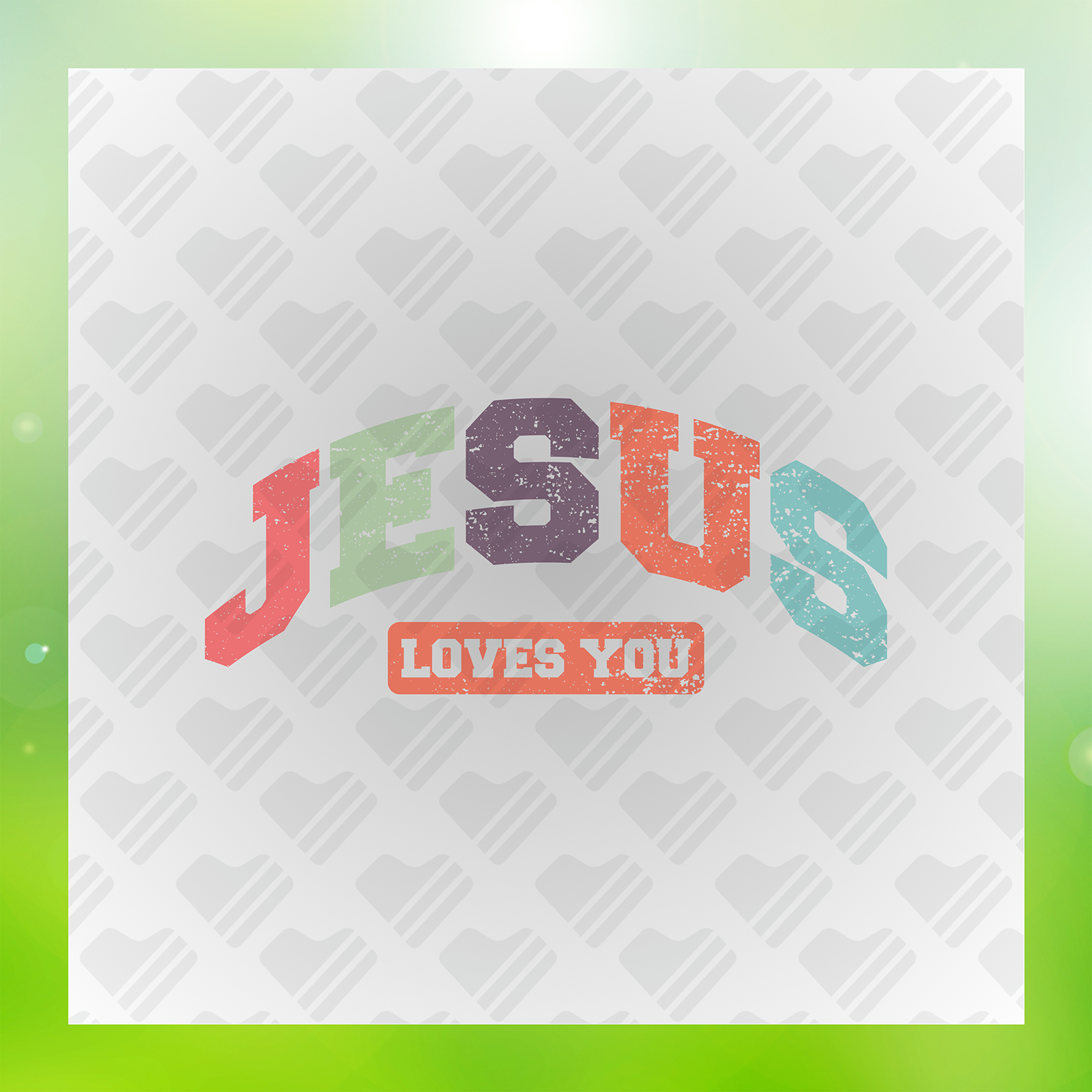 God Is Love Jesus Loves You Transfer