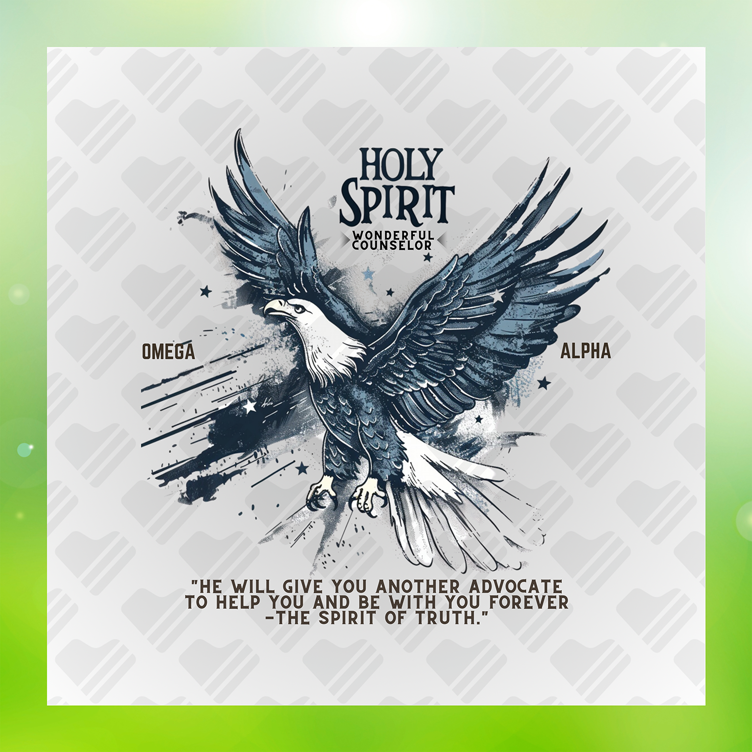 Holy Spirit Wonderful Counselor Omega Alpha Transfer