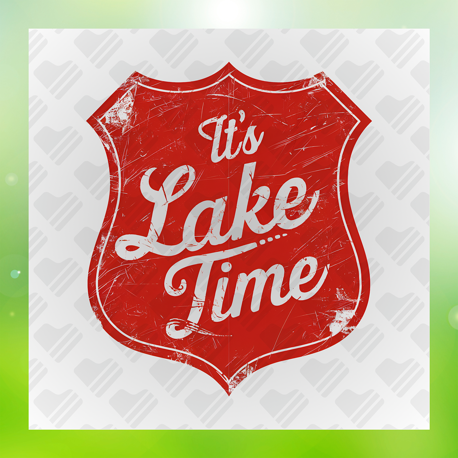 Lake Days Are The Best Days Transfer