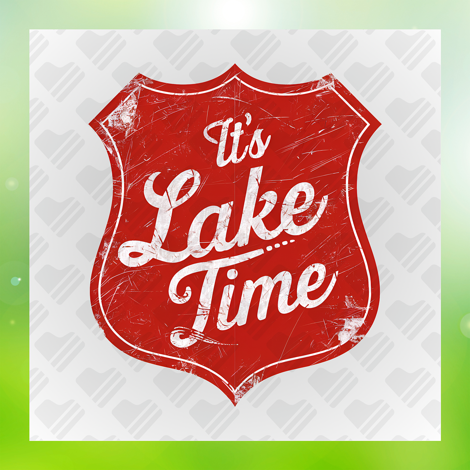 Lake Days Are The Best Days Transfer