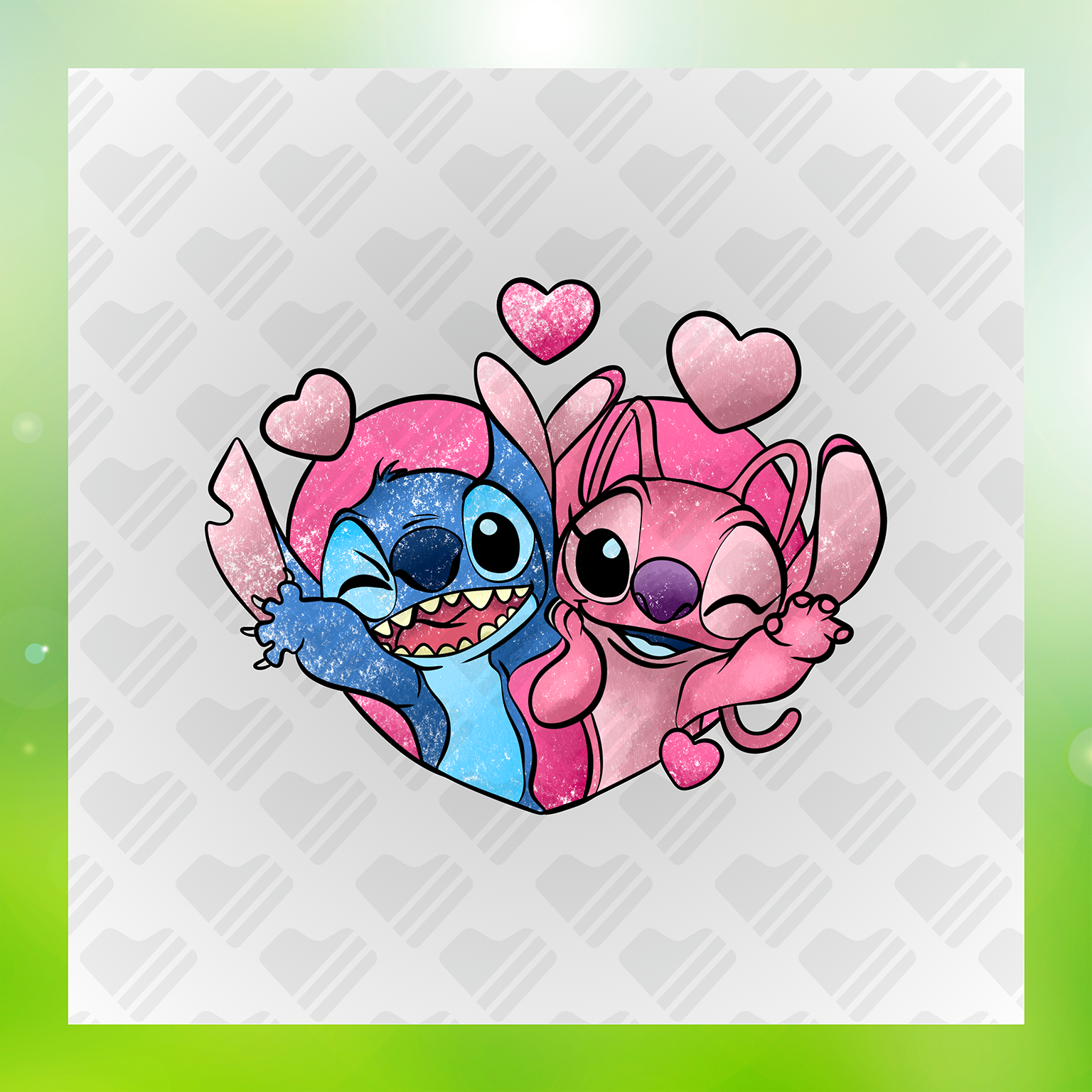 Stitch and Angel Transfer