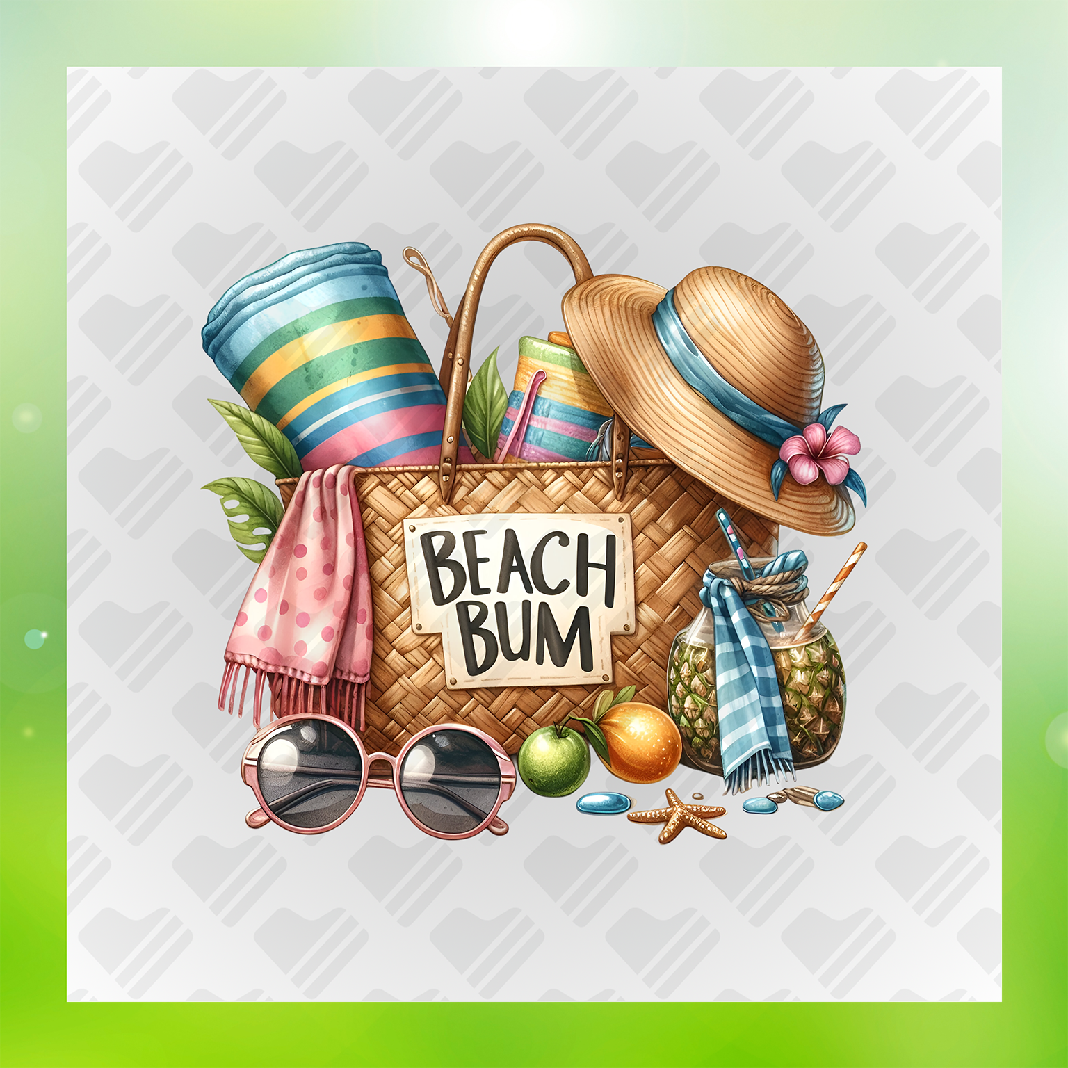 Summertide Mermaid Life Sea Goddess at Sunset Transfer