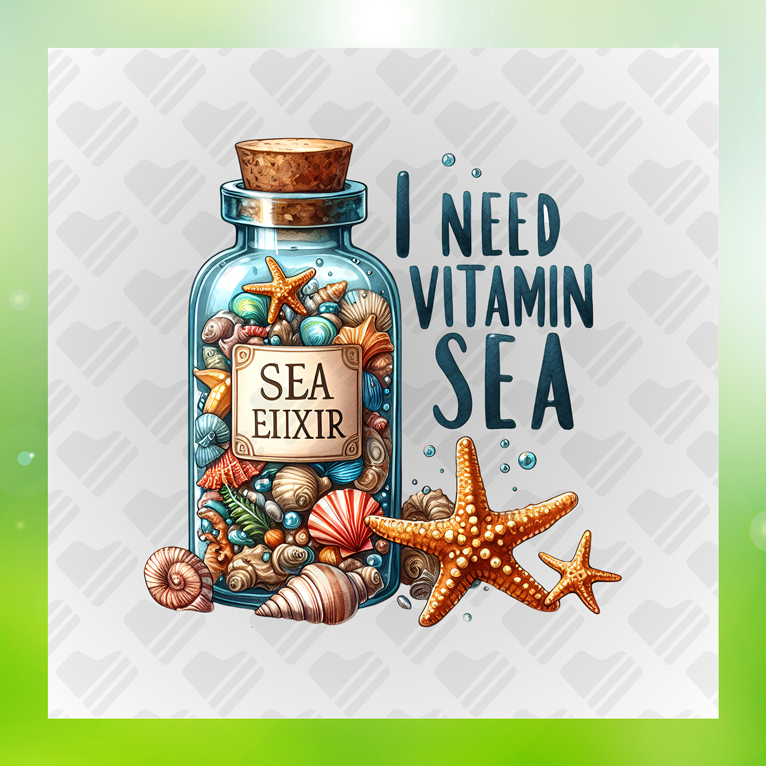 Mermaid Life Sea Goddess at Sunset Sea Queen Transfer