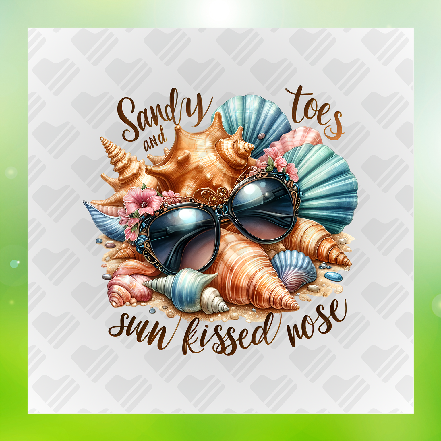 Santdy And Toes Sun Kissed Nose Transfer