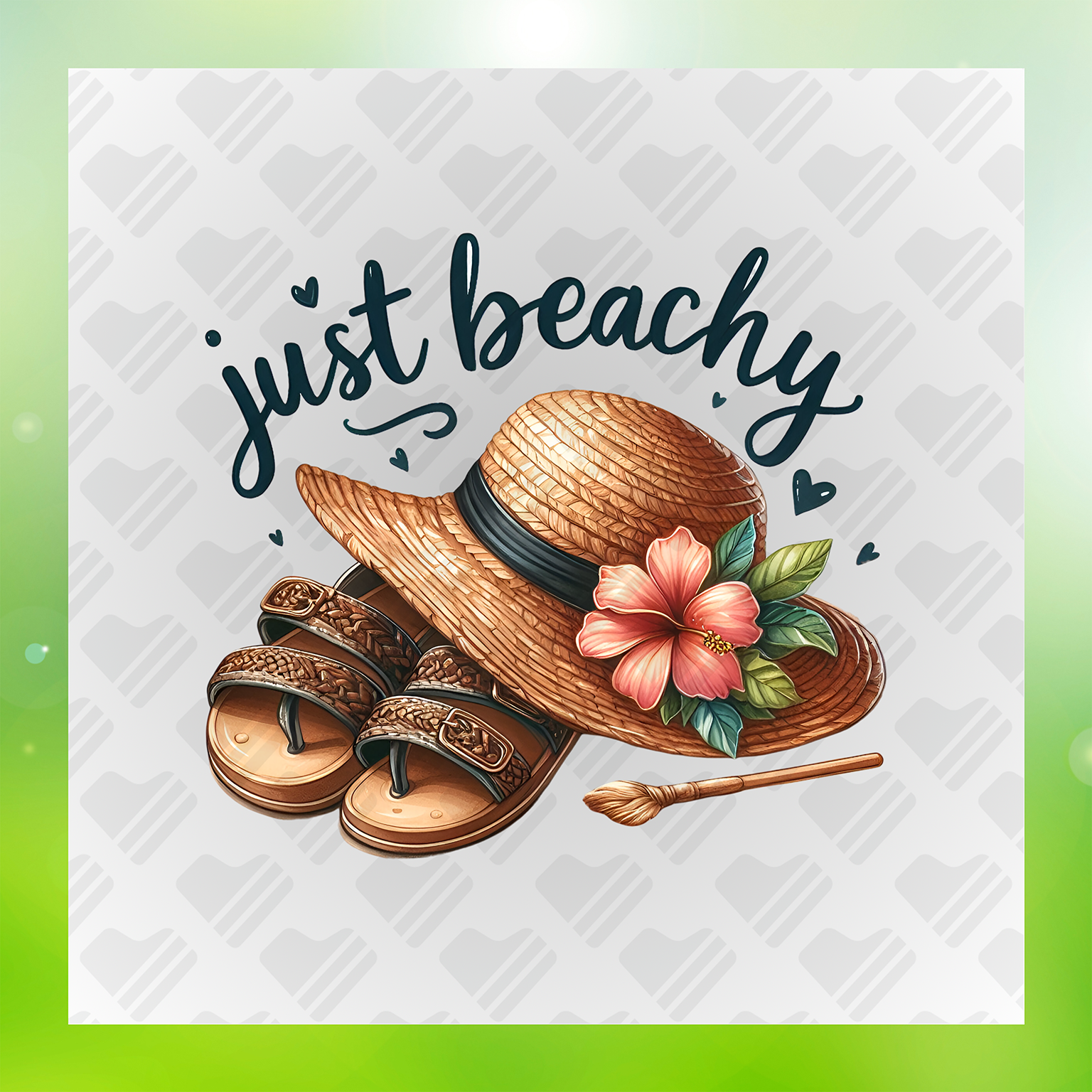 Summer Accessiries, Just Beachy Transfer