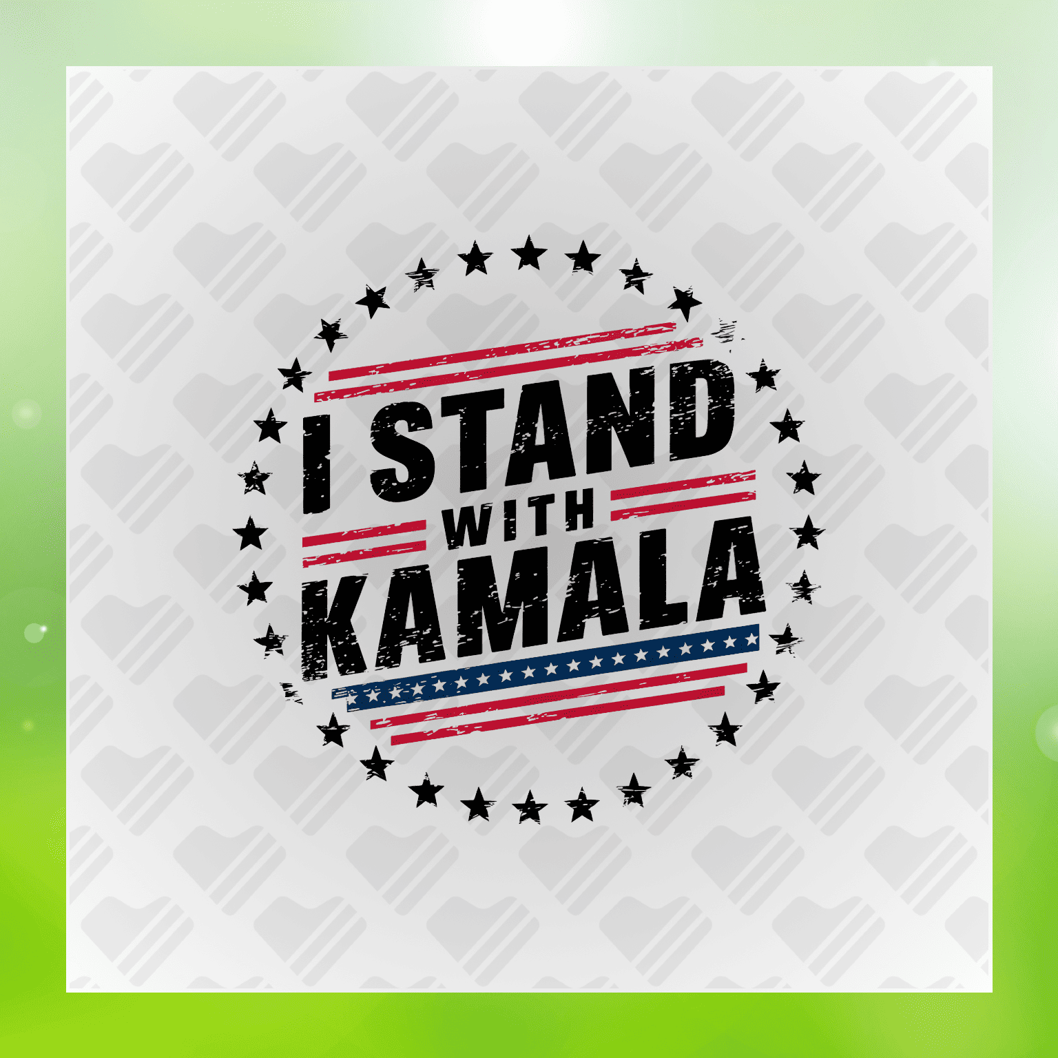 I Stand With Kamala Ver.4 Transfer