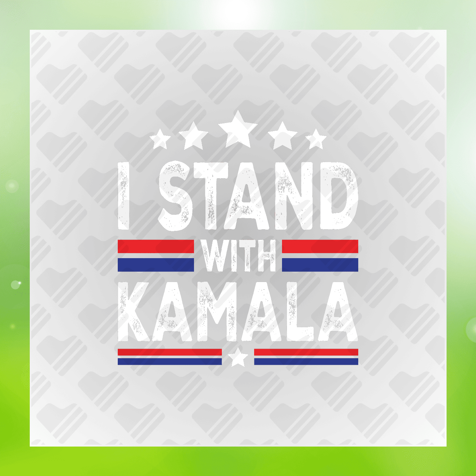 I Stand With Kamala Ver.6 Transfer