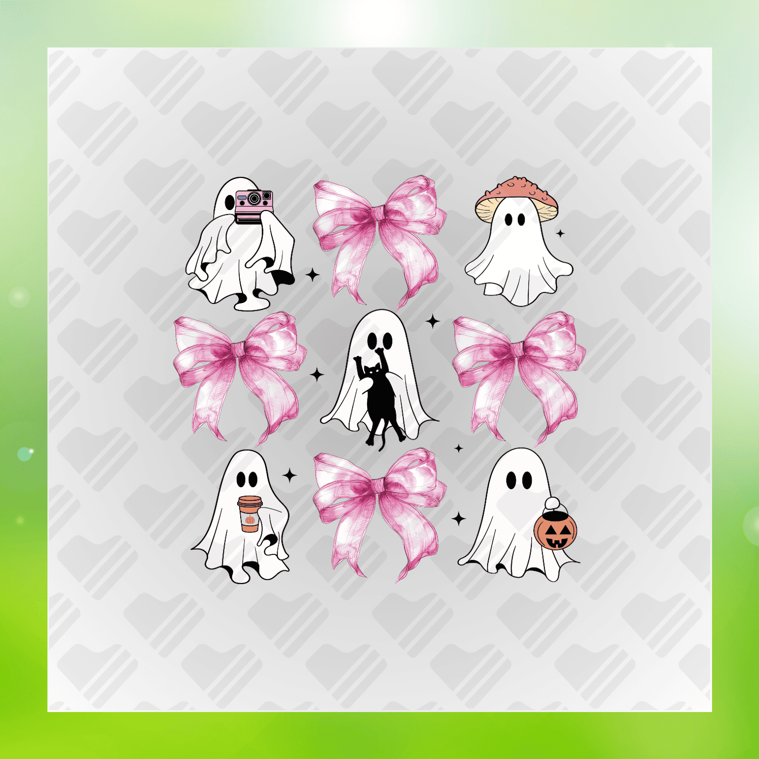 Halloween Bows & Whispers Transfer