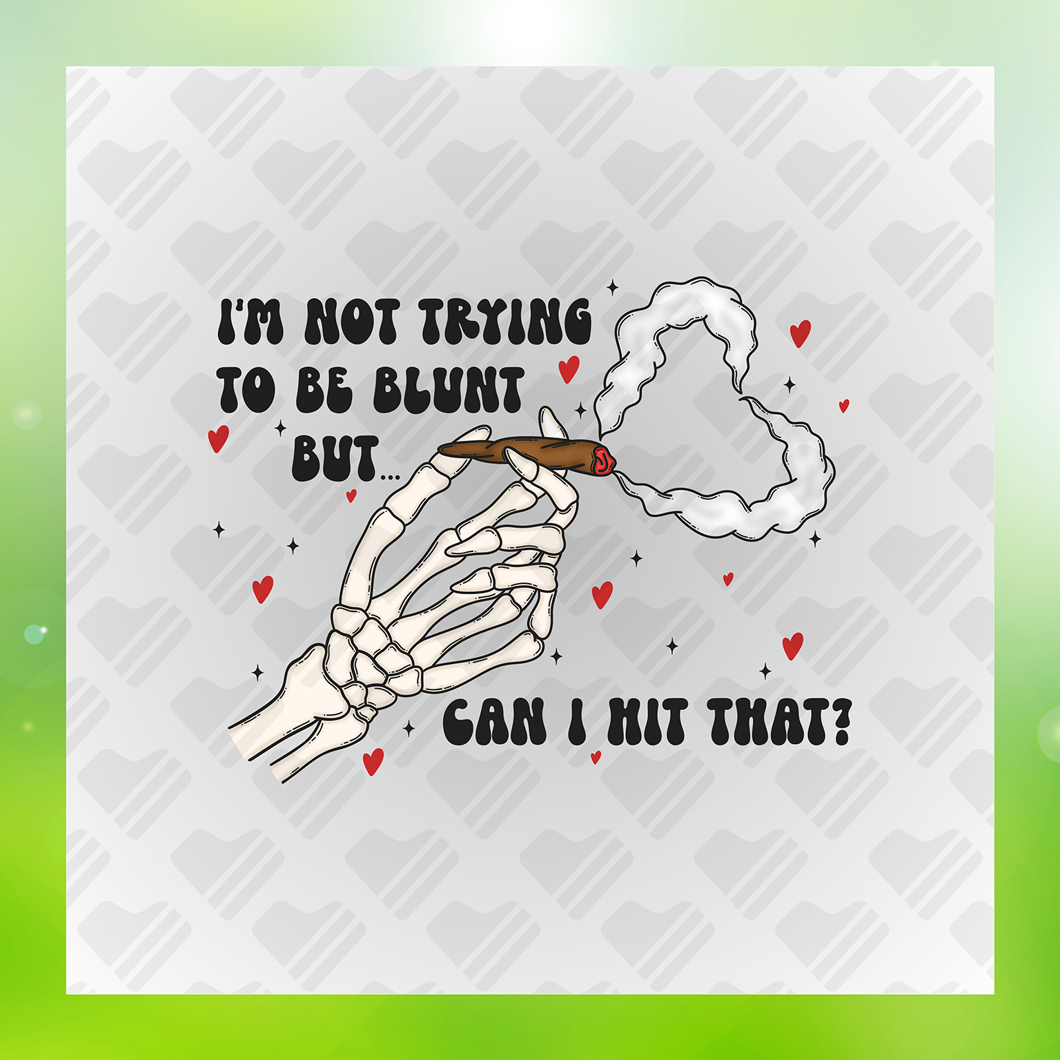 I'm Not Trying To Be Blunt Transfer