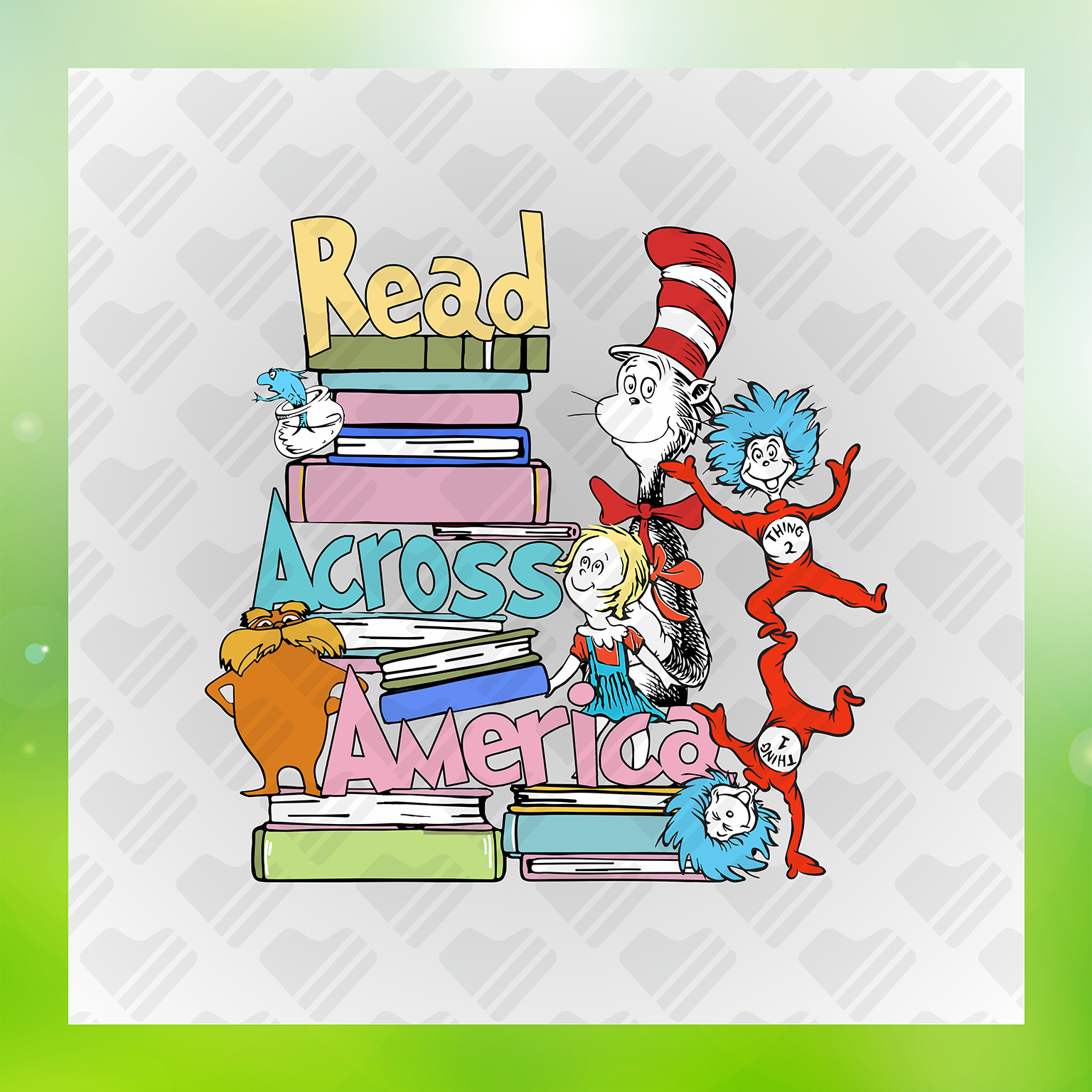 Dr. Seuss Character DTF Transfers #6