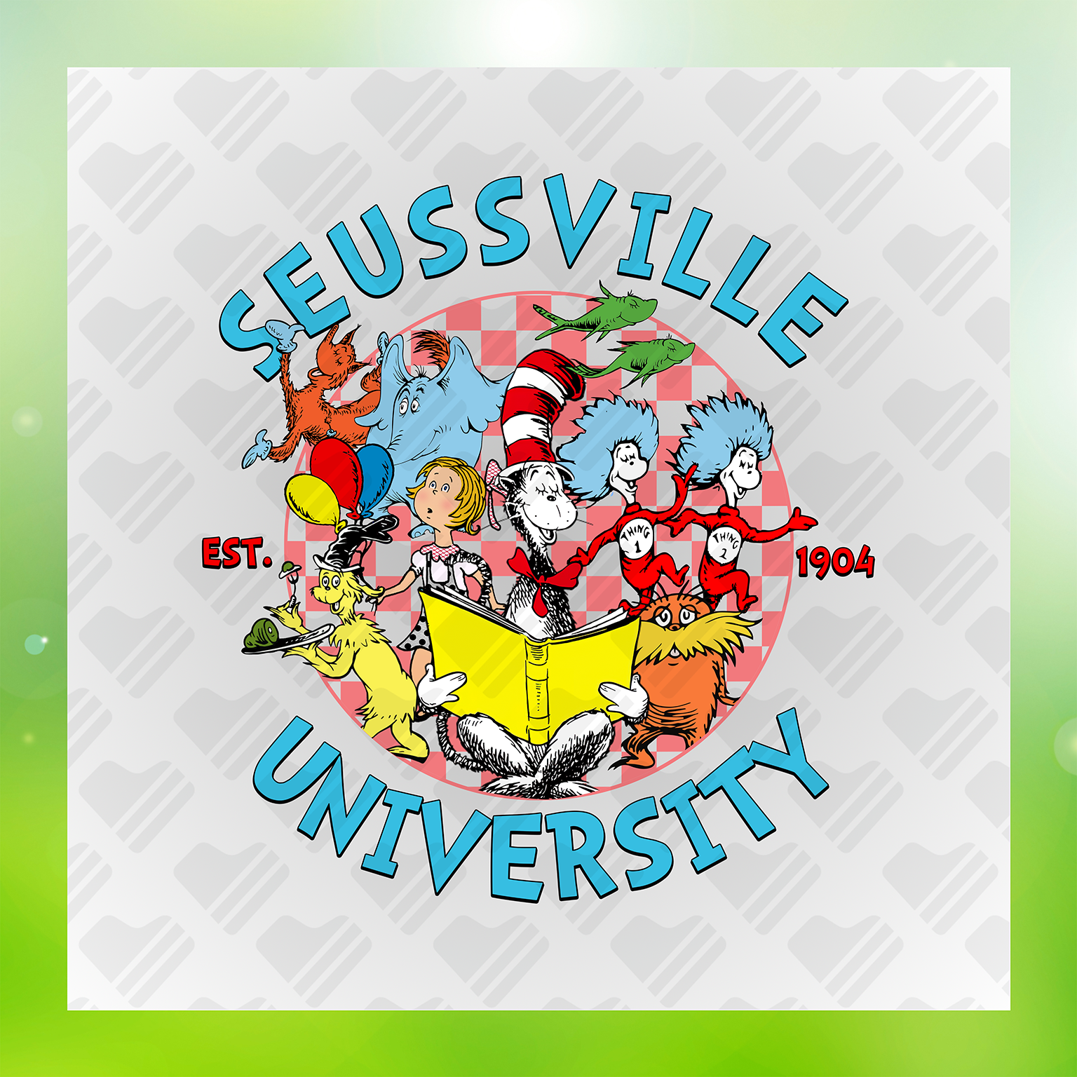 Dr. Seuss Character DTF Transfers #12