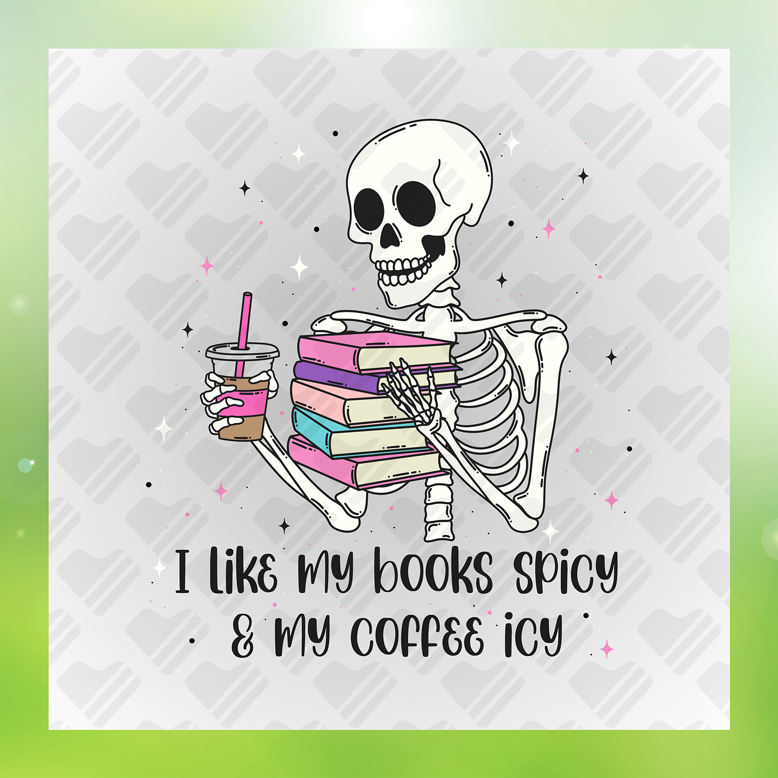 Halloween I Like My Books Spicy Transfer