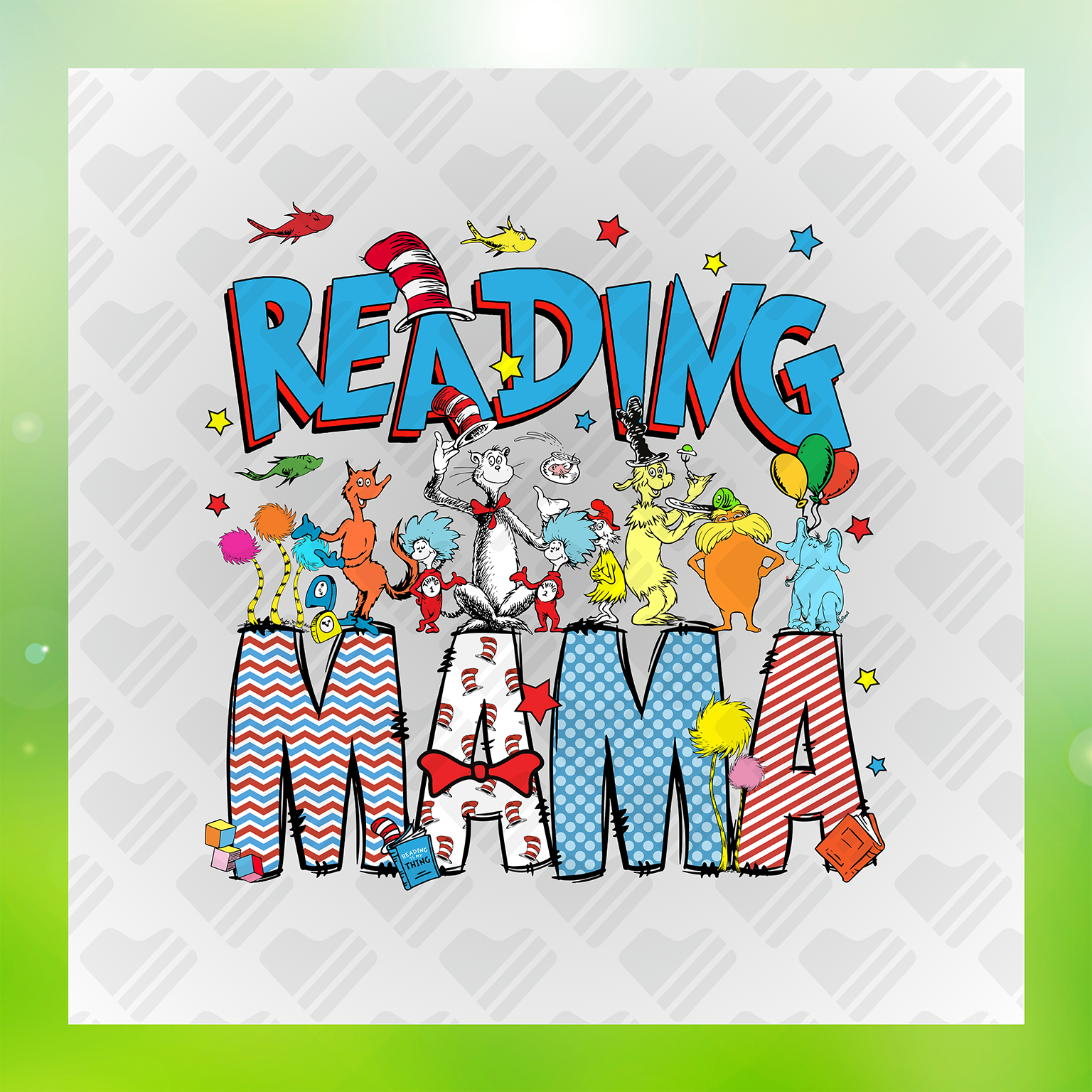 Dr. Seuss Character DTF Transfers #16