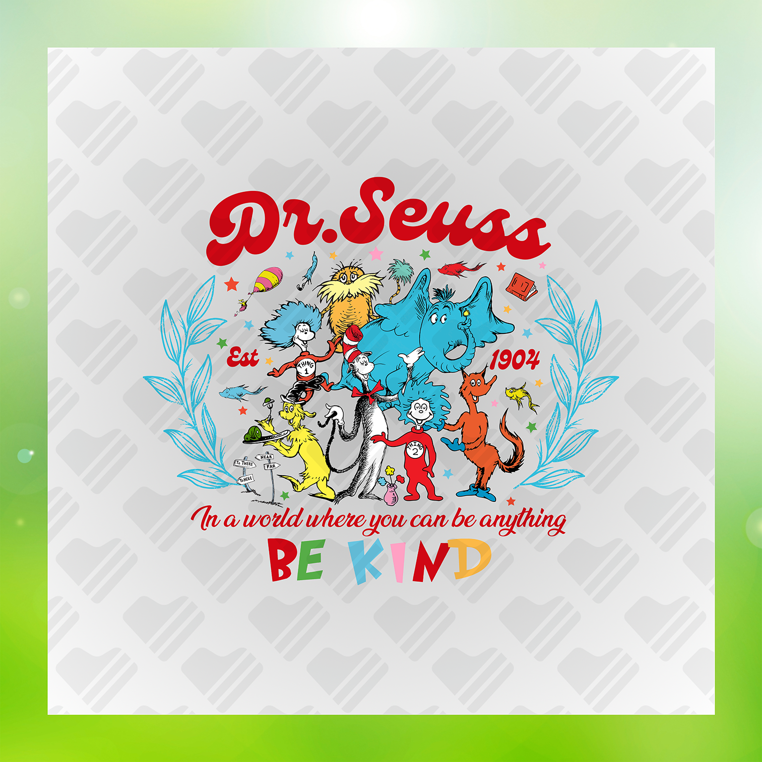 Dr. Seuss Character DTF Transfers #18