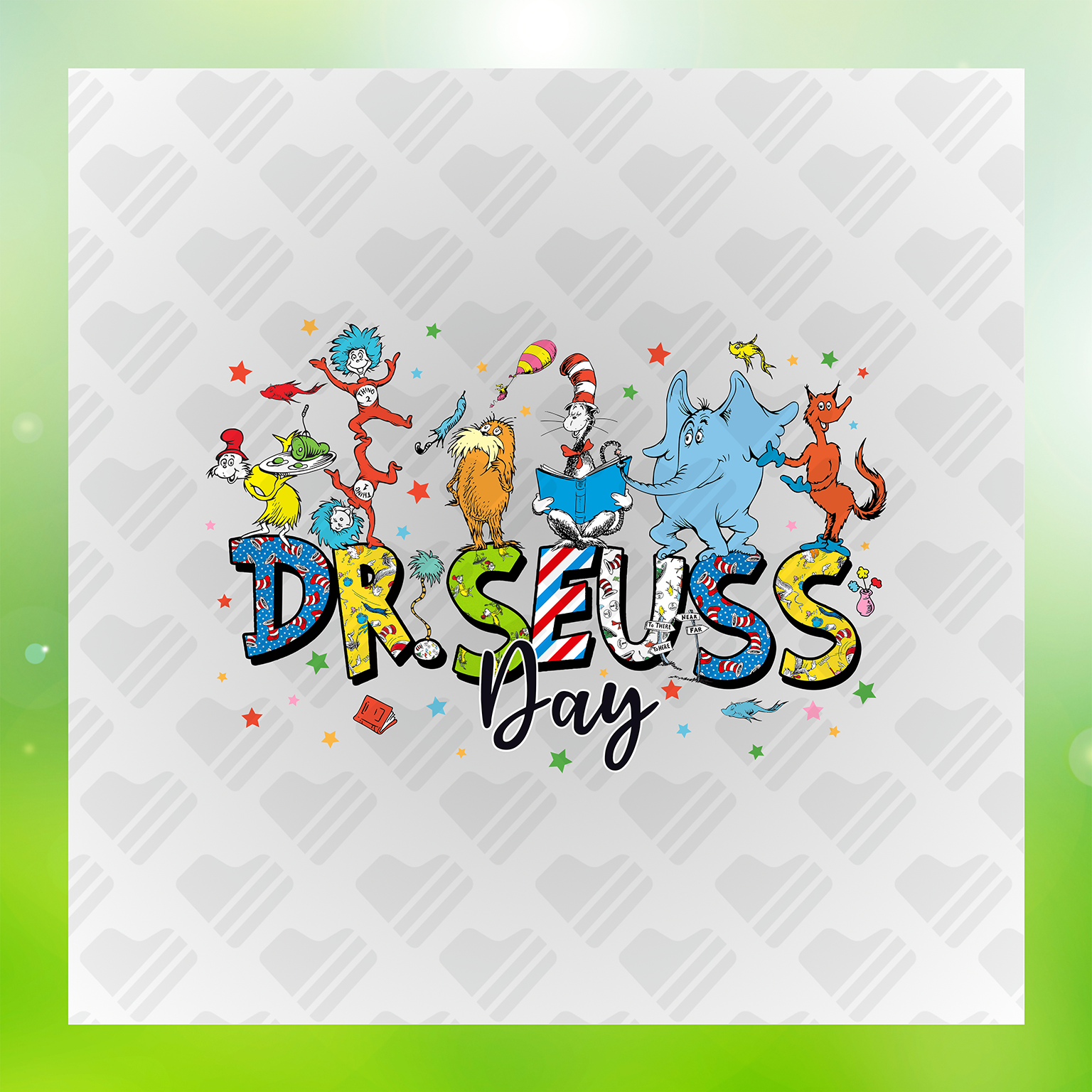 Dr. Seuss Character DTF Transfers #20