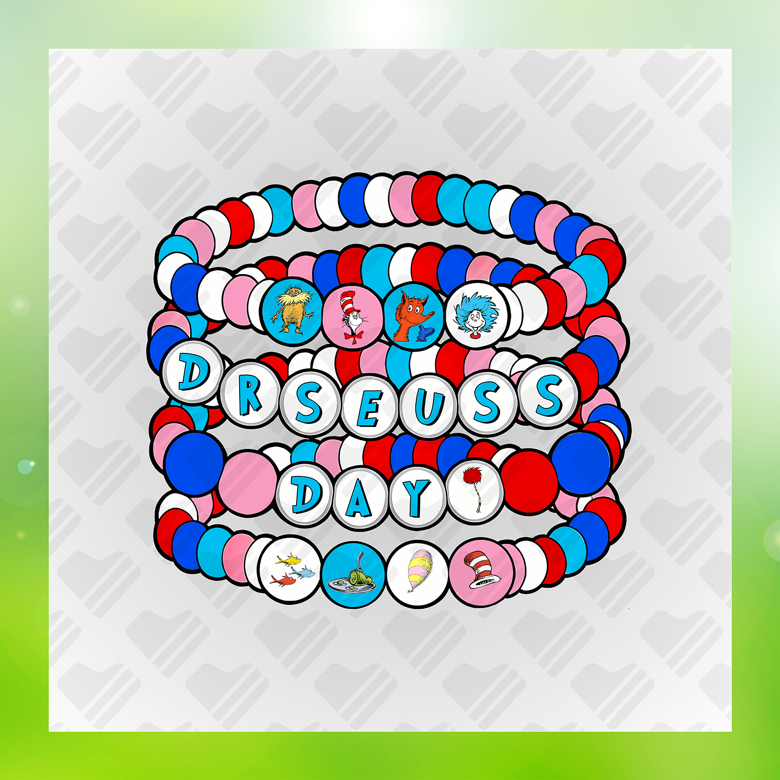 Dr. Seuss Character DTF Transfers #22