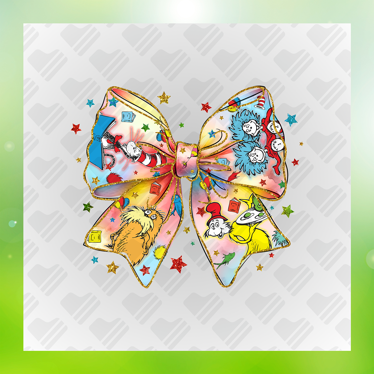 Dr. Seuss Character DTF Transfers #24