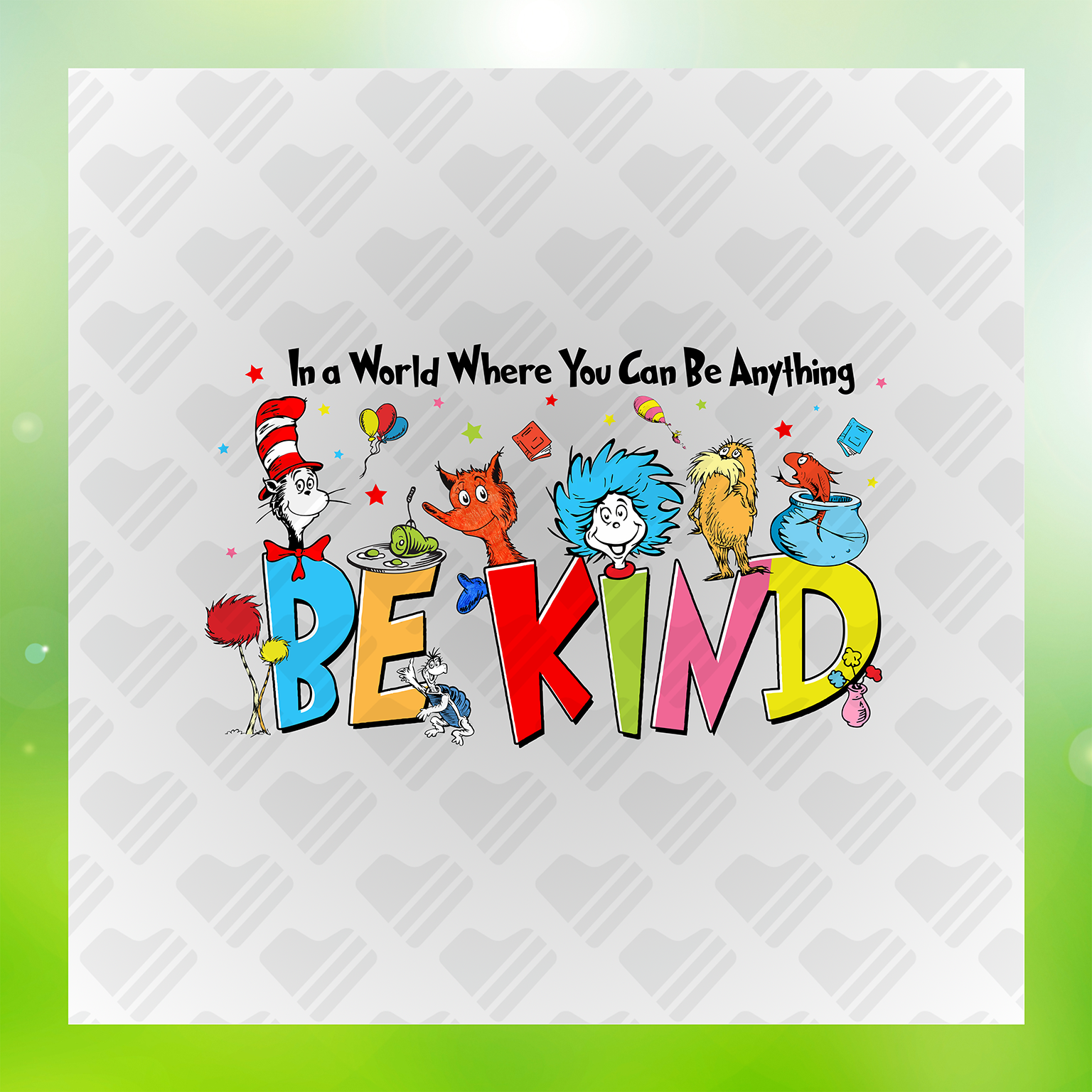 Dr. Seuss Character DTF Transfers #27