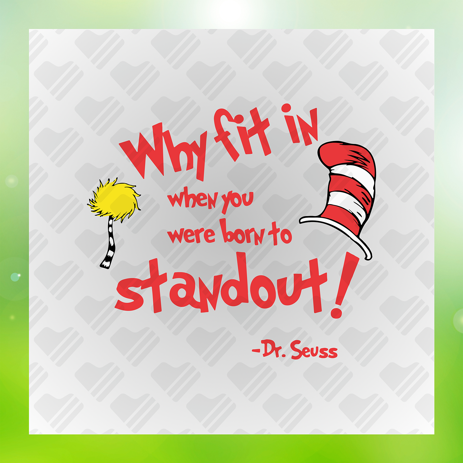 Dr. Seuss Character DTF Transfers #40