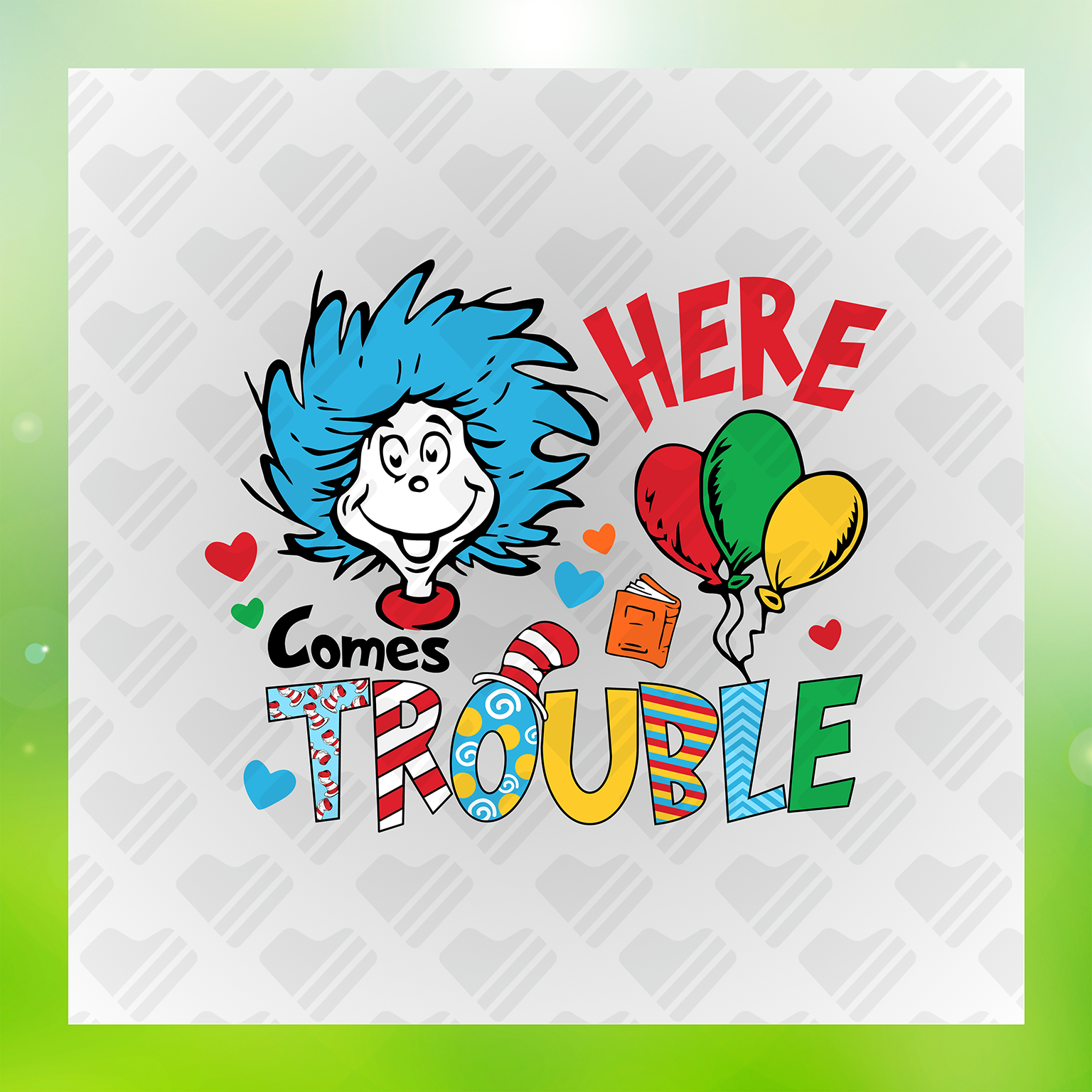 Dr. Seuss Character DTF Transfers #64