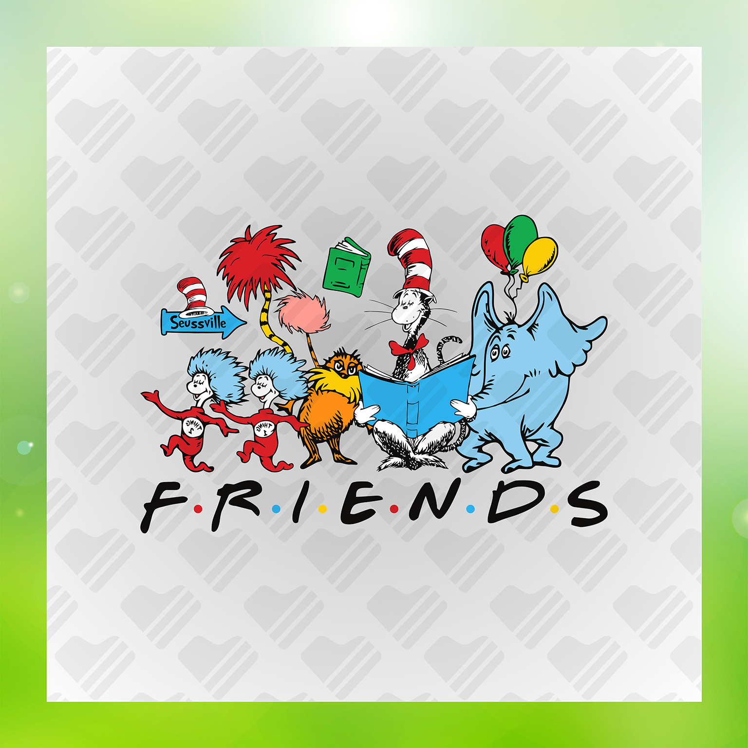 Dr. Seuss Character DTF Transfers #66