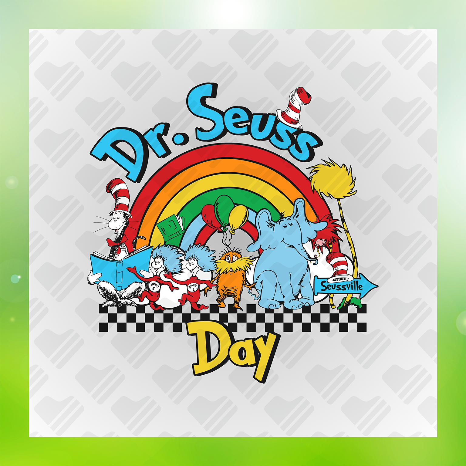 Dr. Seuss Character DTF Transfers #67