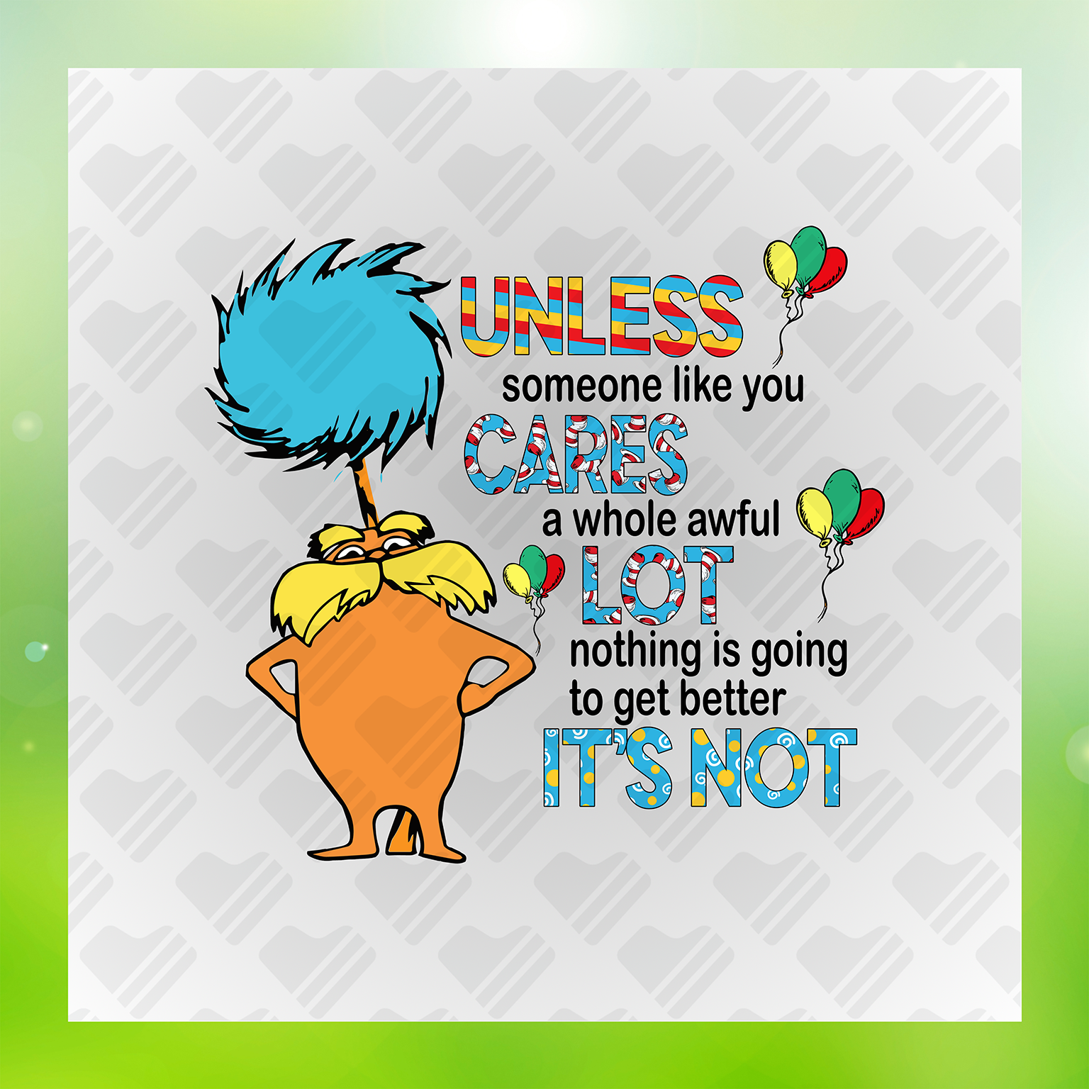 Dr. Seuss Character DTF Transfers #72