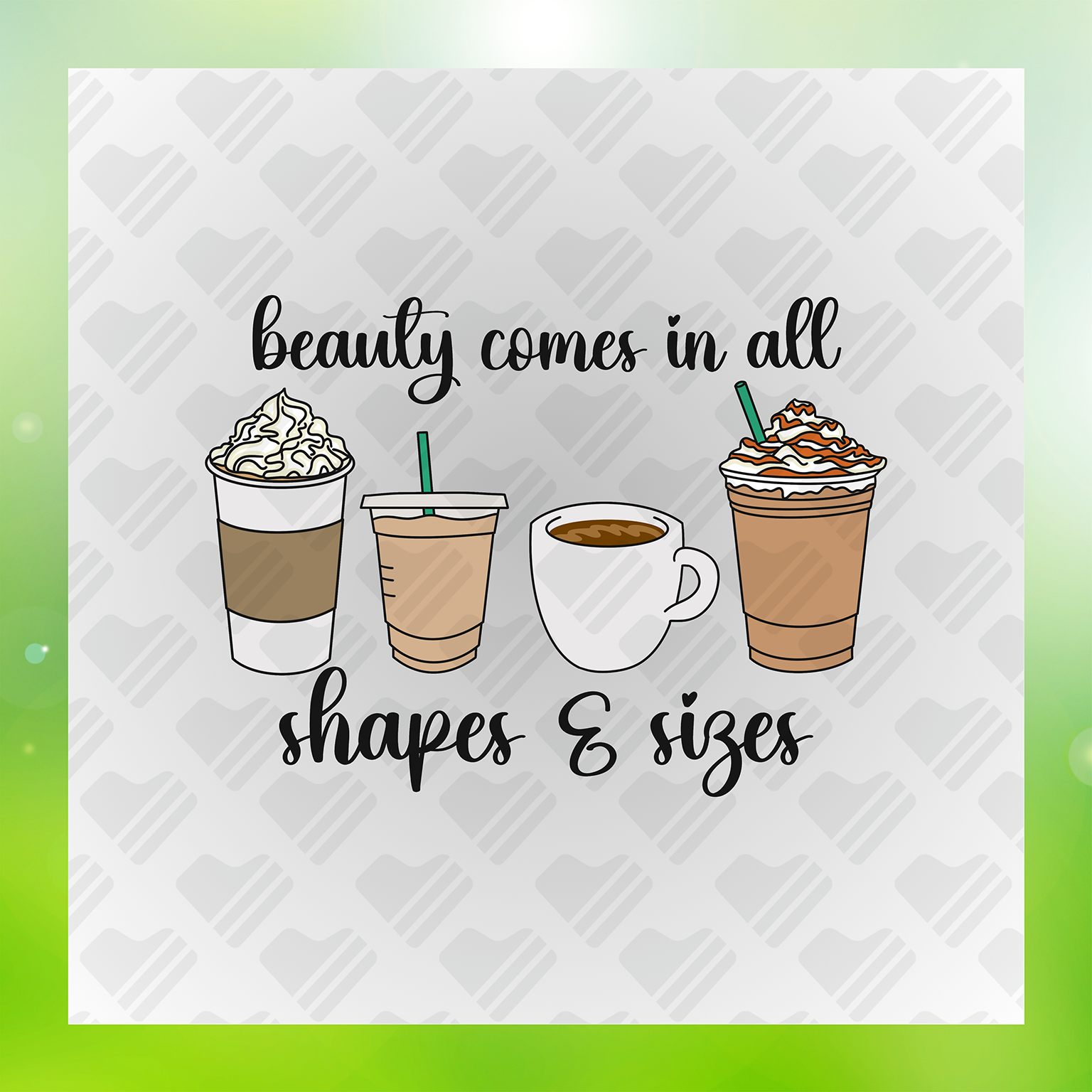 Beauty Comes In All Shapes. Transfer