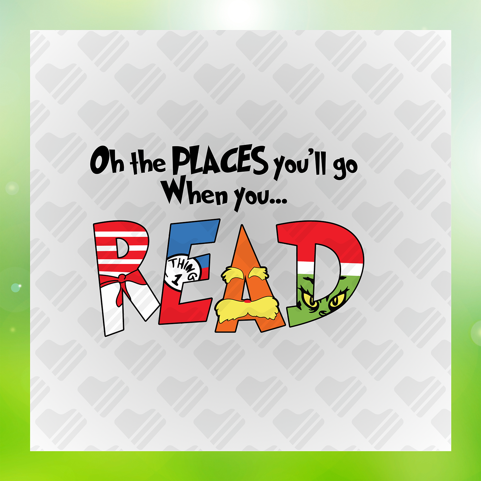 Dr. Seuss Character DTF Transfers #74